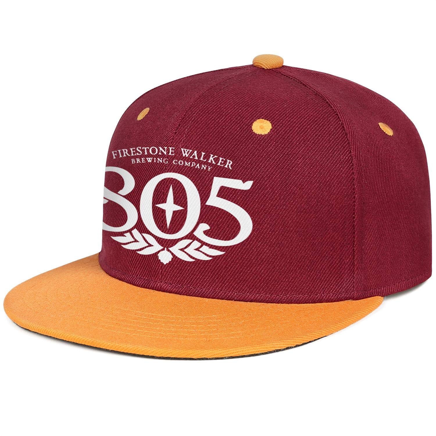 Coolgood Unisex Baseball Cap with 805 Beer Logo - Adjustable Snapback Flat Bill Hat for Men & Women - Perfect for Casual Wear, Outdoor Sports, and Street Fashion