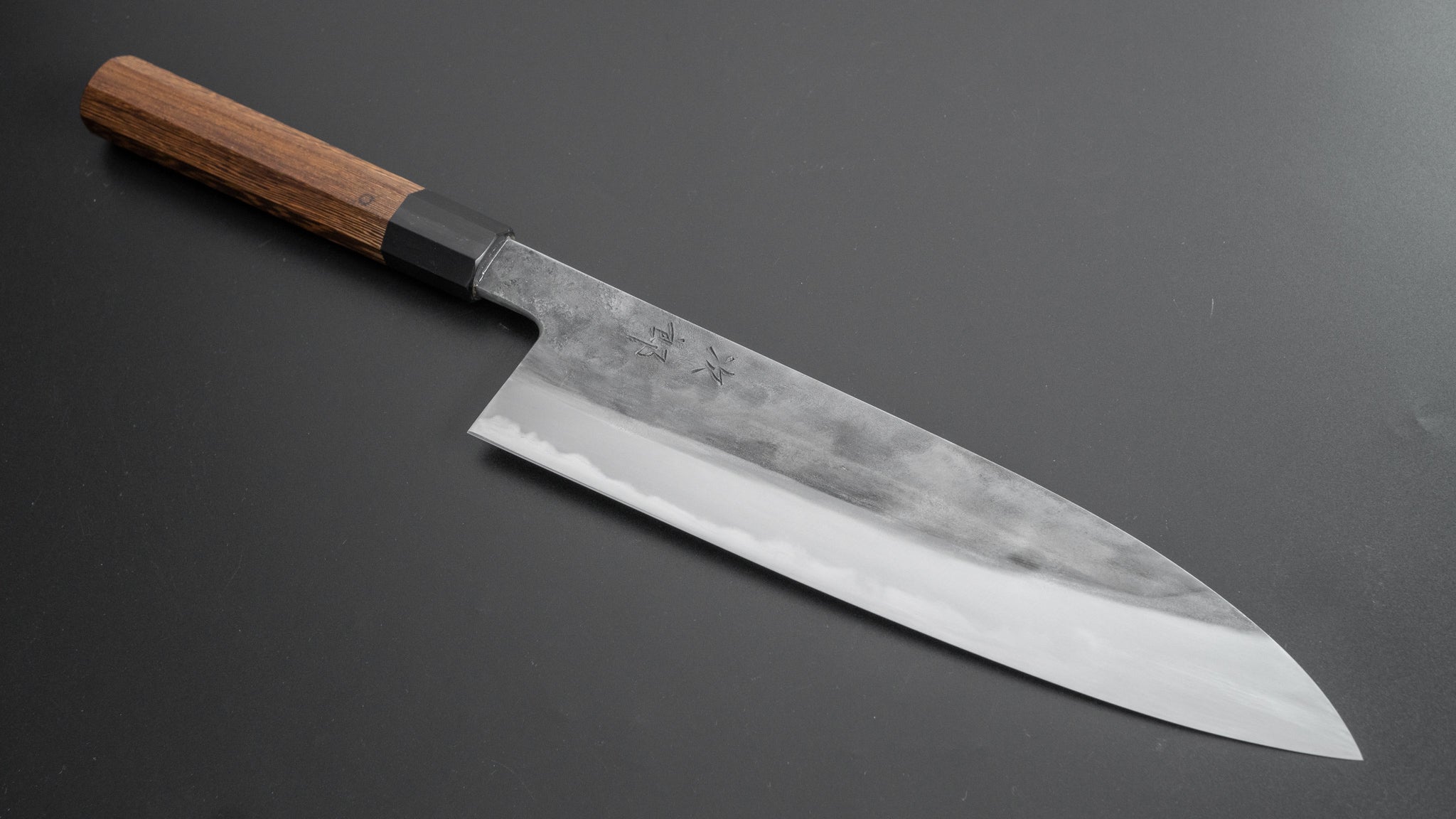 Premium Jiro Tsuchime Wa Gyuto 240mm Japanese Chef Knife with Tagayasan Handle - Perfect for Sushi, Meat Cutting & Professional Kitchen Use