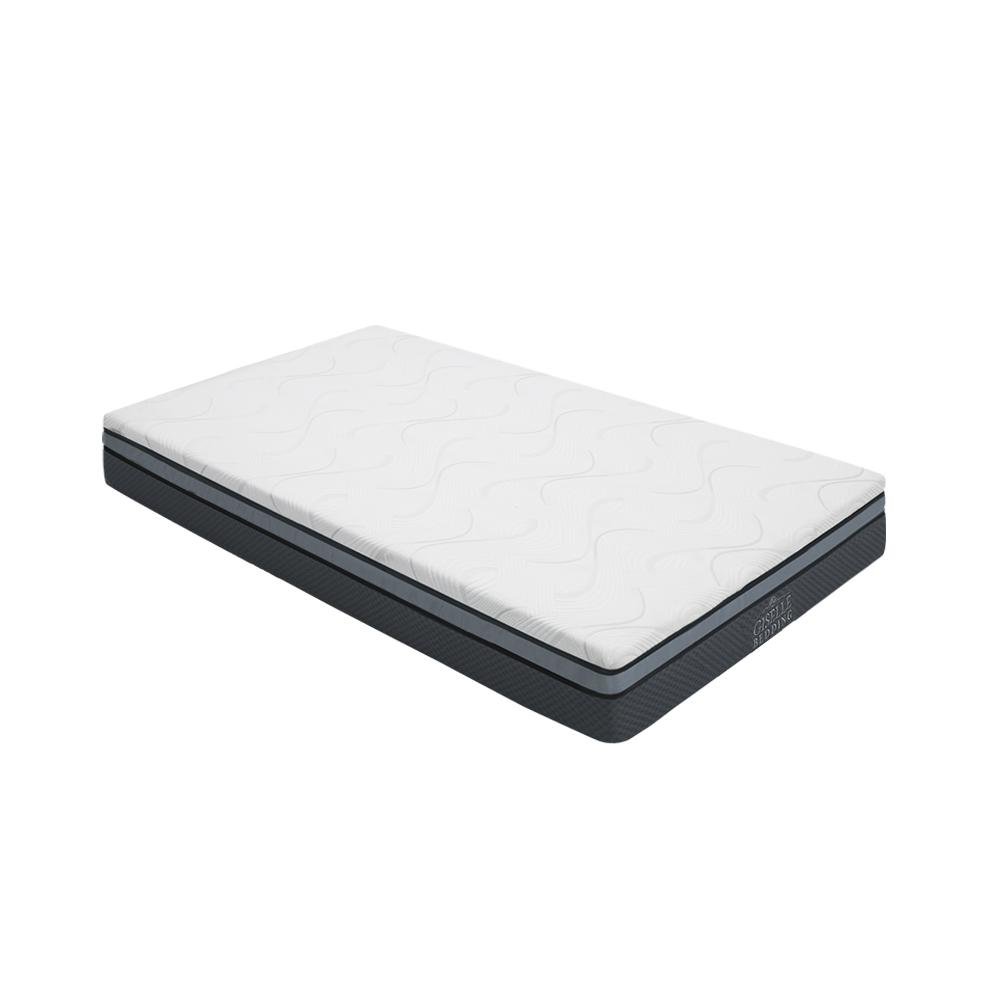Cool Gel Memory Foam Mattress King Single Size - Pressure Relief & Cooling Sleep Support for Back Pain, Hot Sleepers - Perfect for Bedroom, Guest Room & Dorm Use