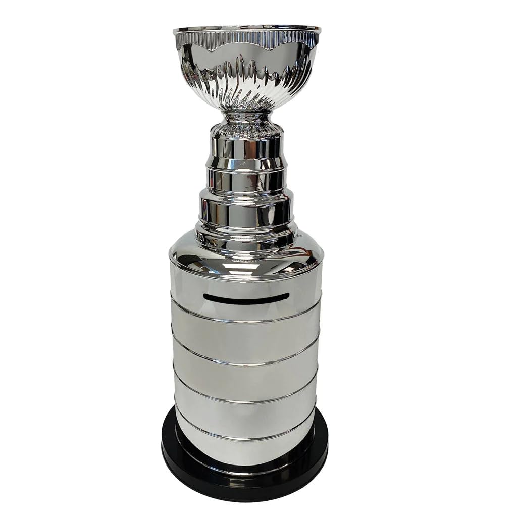Tampa Bay Lightning Stanley Cup Coin Bank - Sports Decor with Trimflexx - Perfect for Hockey Fans & Collectors - Great Gift for NHL Enthusiasts
