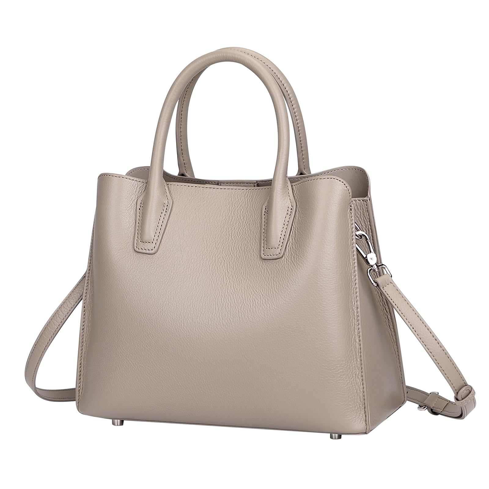 Genuine Leather Satchel Bags for Women - Classic Crossbody & Top Handle Purse for Work & Travel