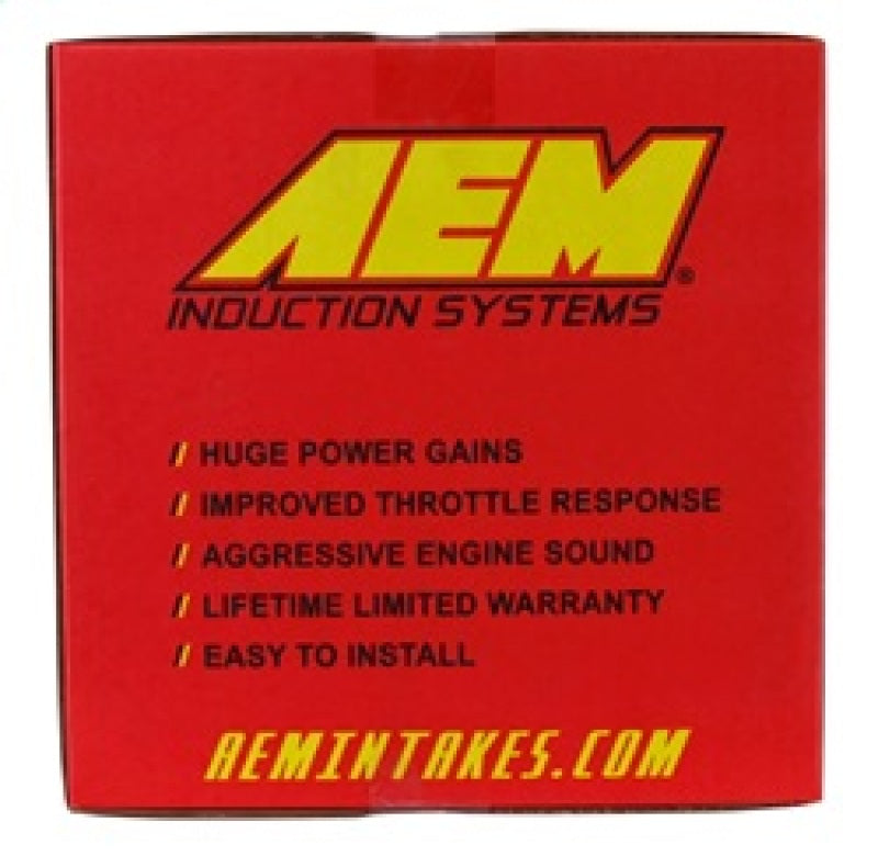 AEM 98-02 Honda Accord 4 Cylinder Polished Short Ram Intake - High Performance Air Intake System for Improved Engine Power & Acceleration