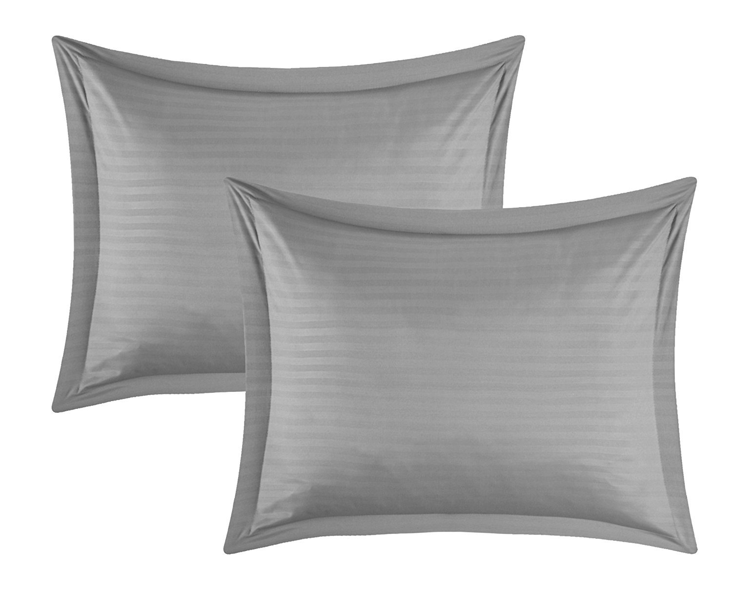 Luxury Khaya Down Alternative Jacquard Striped Comforter Set - Twin Size Silver Bedding for Cozy Sleep | Perfect for Guest Rooms, Dorms & Modern Bedrooms
