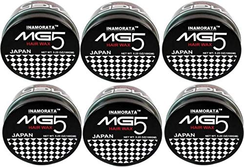 EDDNA MG5 Hair Styling Wax for Men & Women - Strong Hold, Natural Shine - 6 Pack - Perfect for Daily Styling, Textured Looks & Professional Hairstyles