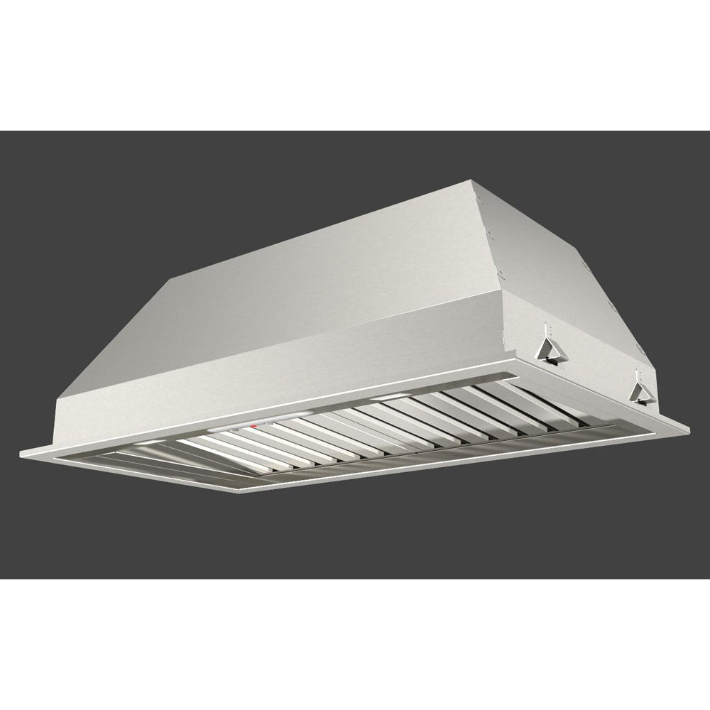 Fulgor Milano 34 Inch 600 CFM Professional Stainless Steel Range Hood Insert - F6BP34S1 | Powerful Kitchen Ventilation for Gas Stoves & Cooking Areas
