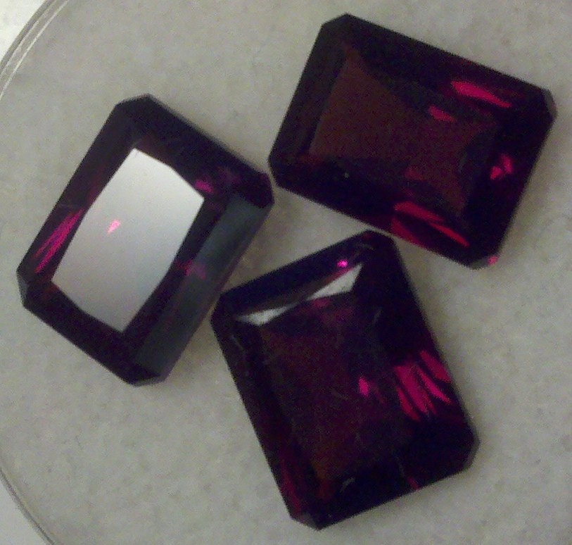 Wholesale Natural Genuine African Garnet Loose Stones - 6x4mm to 10x8mm Emerald Cut VVS Eye Clean January Birthstone for Jewelry Making, Engagement Rings & Healing Crystals