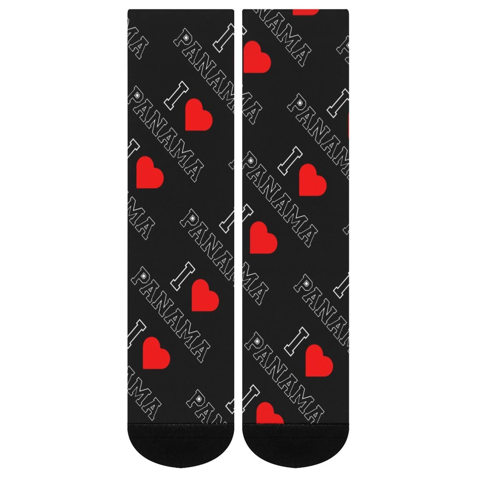 Panama High Stockings - Printed Tube Socks for Men & Women | Colorful Athletic Socks for Running, Hiking & Winter Warmth | Unisex Sports Socks