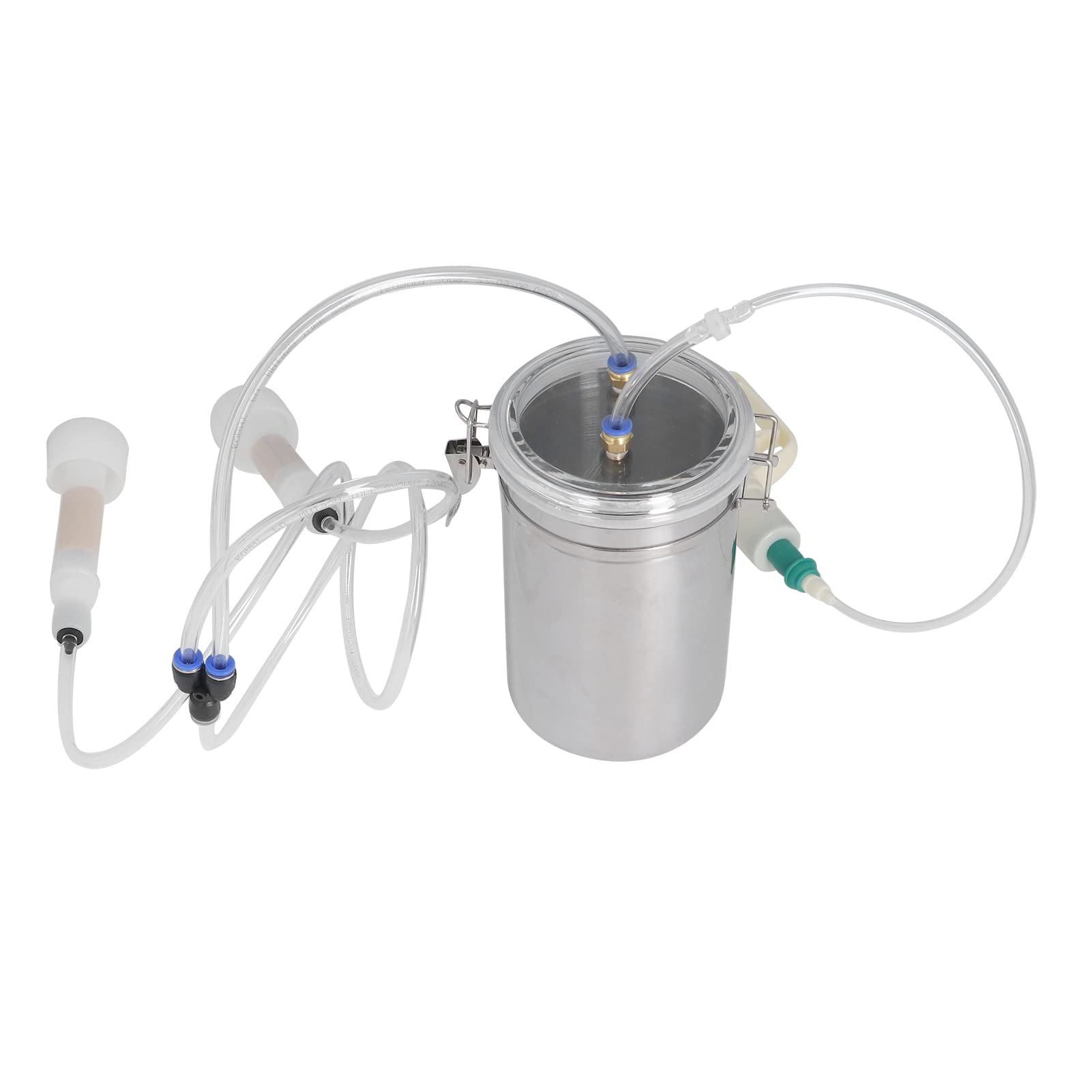 2L Manual Goat Milker Kit - Stainless Steel Portable Milking Machine for Farms & Livestock - Ideal for Dairy Goat Milking, Small Farms & Homestead Use