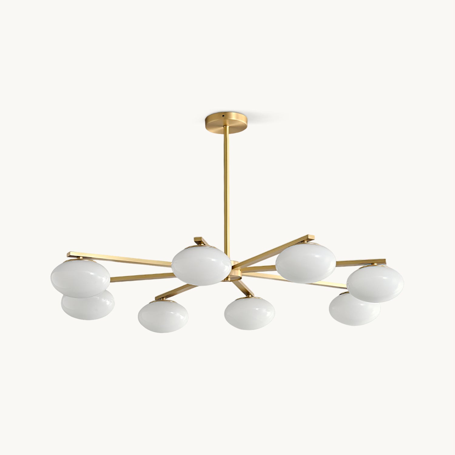 Briette Crystal Chandelier - Elegant Modern Ceiling Light Fixture for Dining Room, Living Room & Bedroom | Perfect for Home Decor, Wedding & Event Lighting
