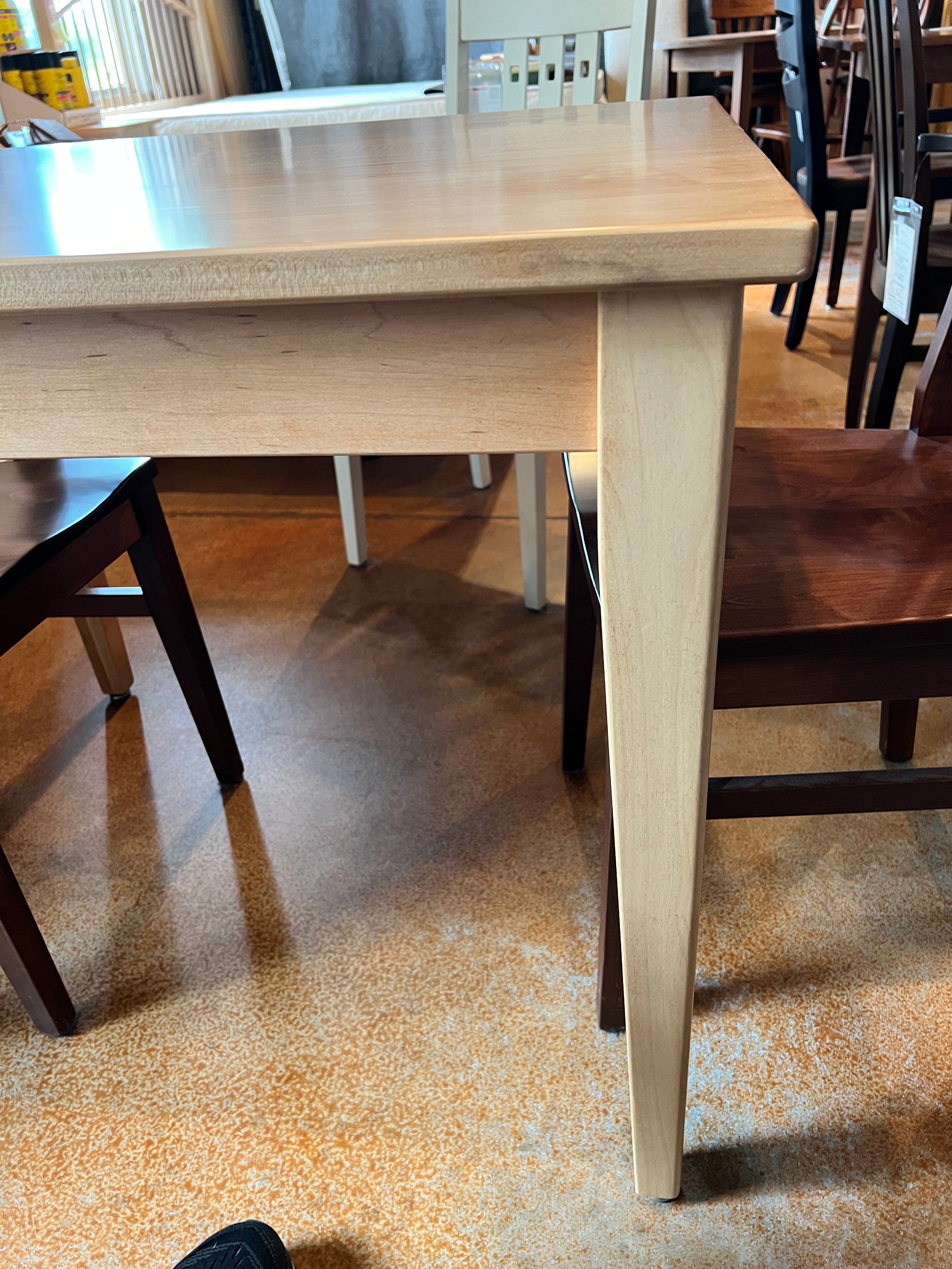 Eency Weency Solid Wood Dining Table - Compact & Stylish for Small Spaces | Perfect for Apartments, Breakfast Nooks & Cozy Dining Areas