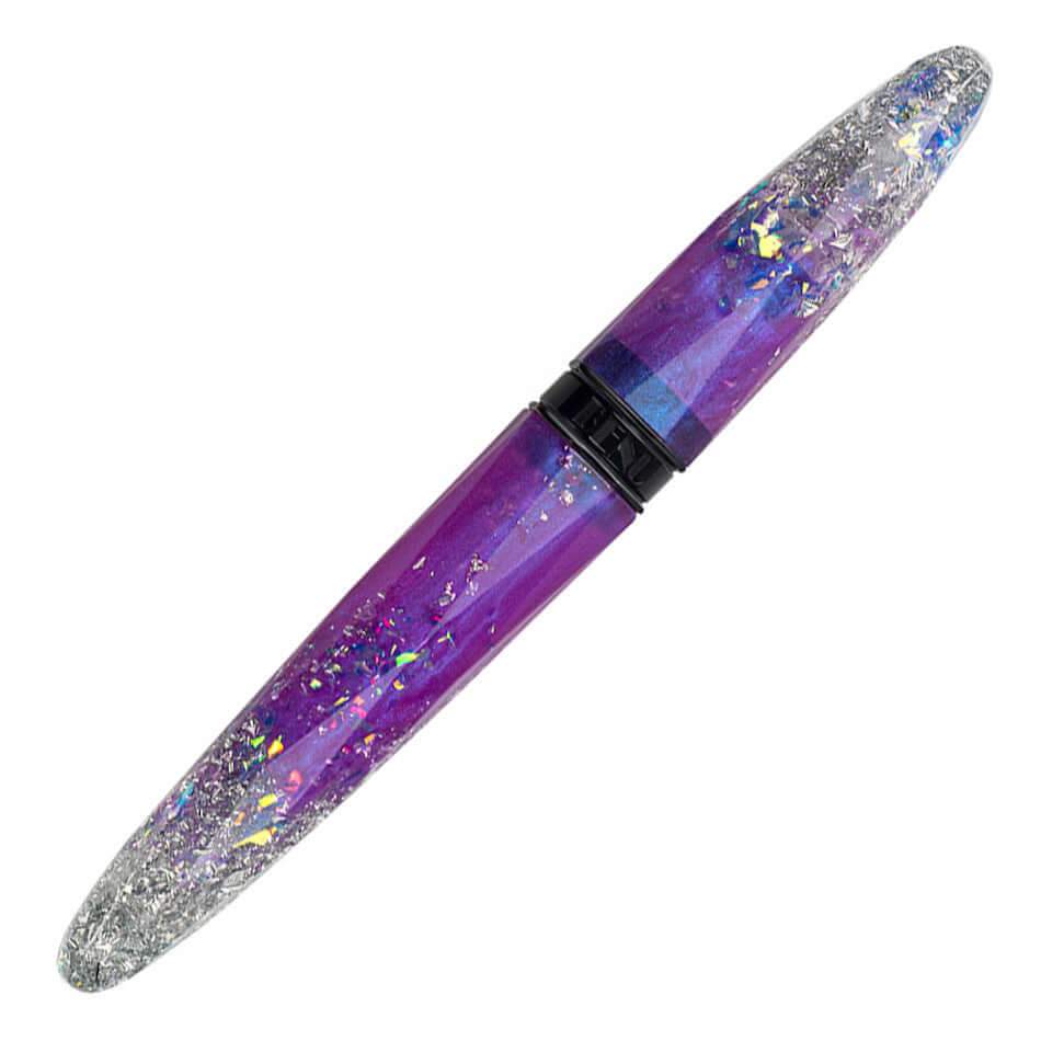 Benu Briolette Fountain Pen - Magenta Frost Finish, Medium Nib, Luxury Writing Instrument for Professionals & Collectors - Perfect for Signing Documents, Journaling & Gift Giving