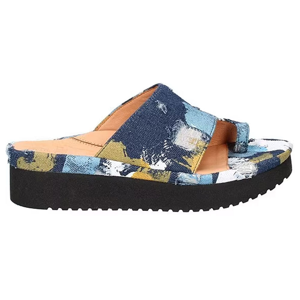 Ahlina Comfortable Slip-On Sandals for Women - Breathable & Lightweight Summer Walking Shoes - Perfect for Beach, Travel & Casual Wear