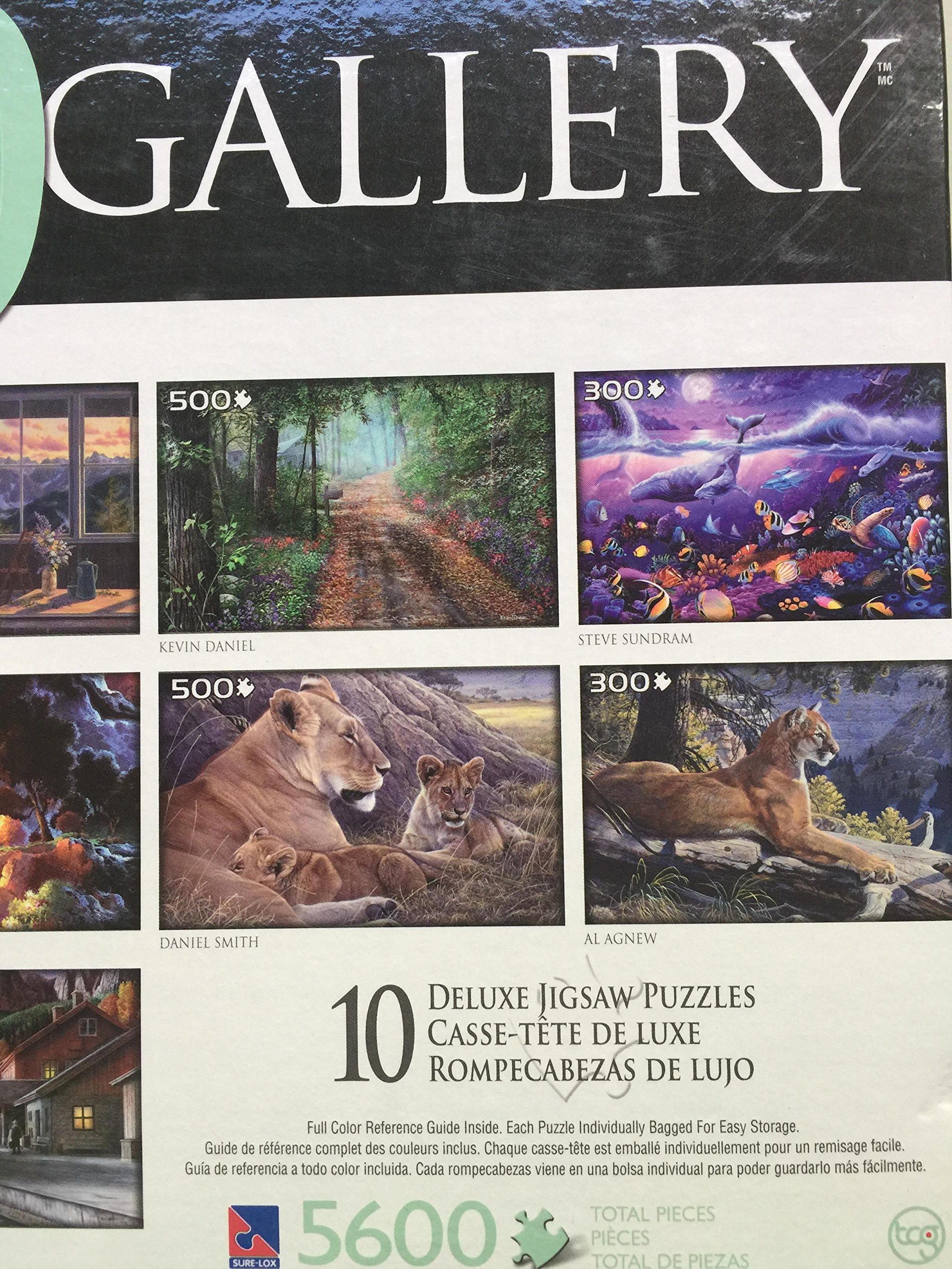 10-Piece Deluxe Art Gallery Puzzle Set in Box – Perfect for Family Game Nights, Gifts & Home Decor