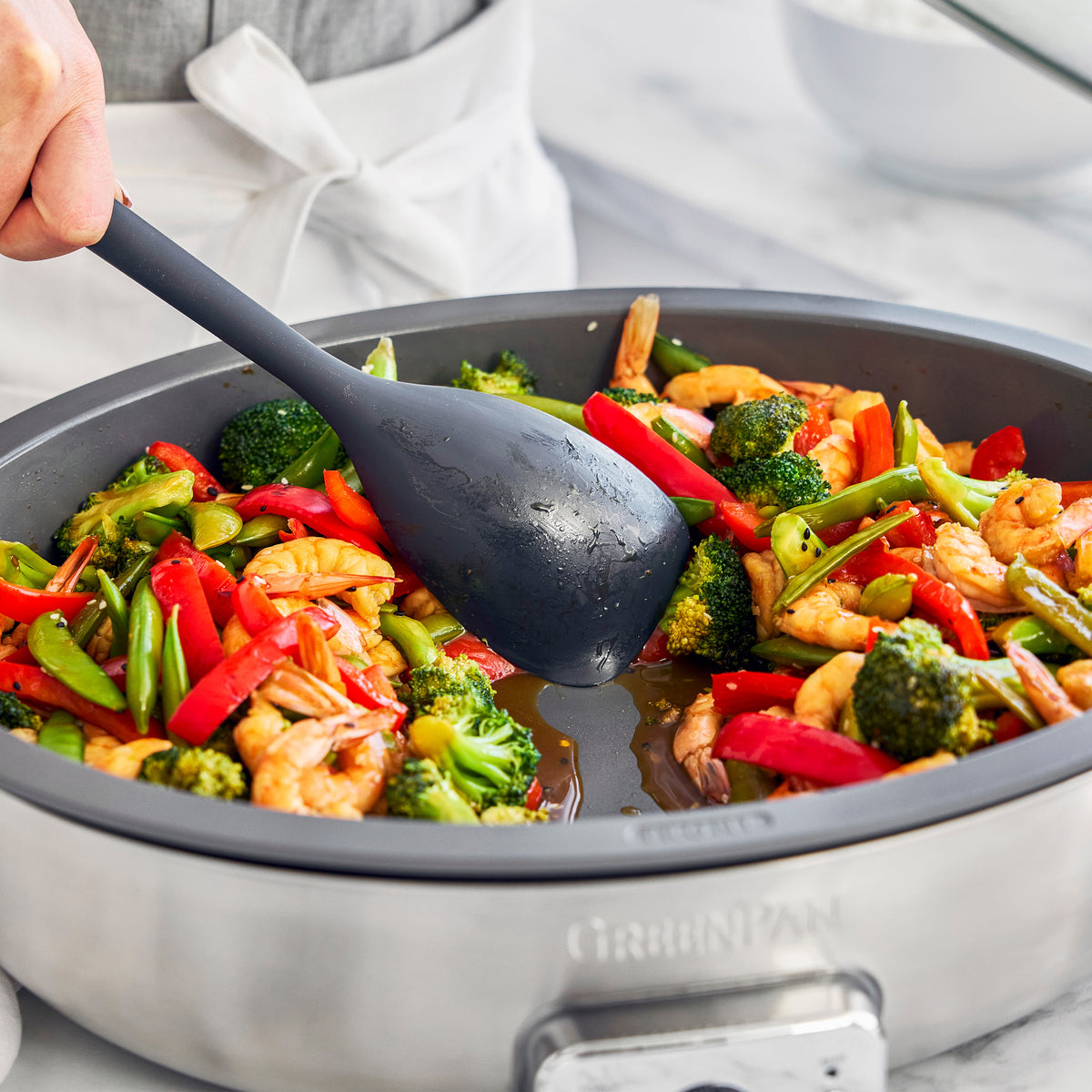 Elite 5.5 Quart Oval Electric Skillet - Premium Stainless Steel Cookware for Frying, Searing & Slow Cooking | Perfect for Home Kitchen, Camping & RV Cooking