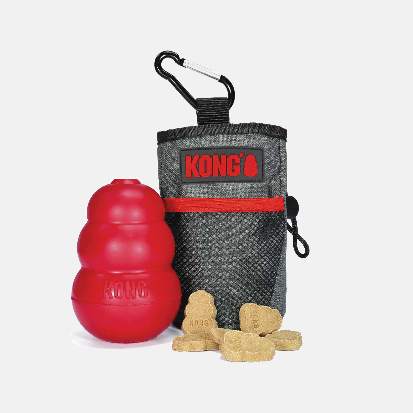 Kong Treat Bag for Dogs - Durable Chew Toy with Stuffable Treat Dispenser - Perfect for Training, Boredom Relief & Mental Stimulation