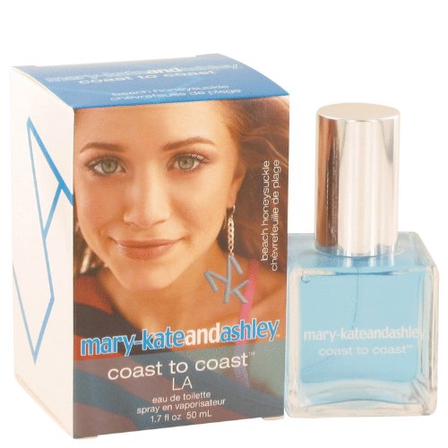 Mary-Kate and Ashley Coast To Coast La Beach Honeysuckle Eau De Toilette Spray for Women - 1.7 oz Floral Fragrance | Perfect for Summer Days, Beach Vacations & Casual Outings