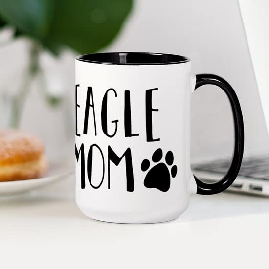 Beagle Mom Ceramic Coffee Mug 15 oz (444 ml) - Perfect Gift for Dog Lovers, Ideal for Home, Office & Coffee Breaks