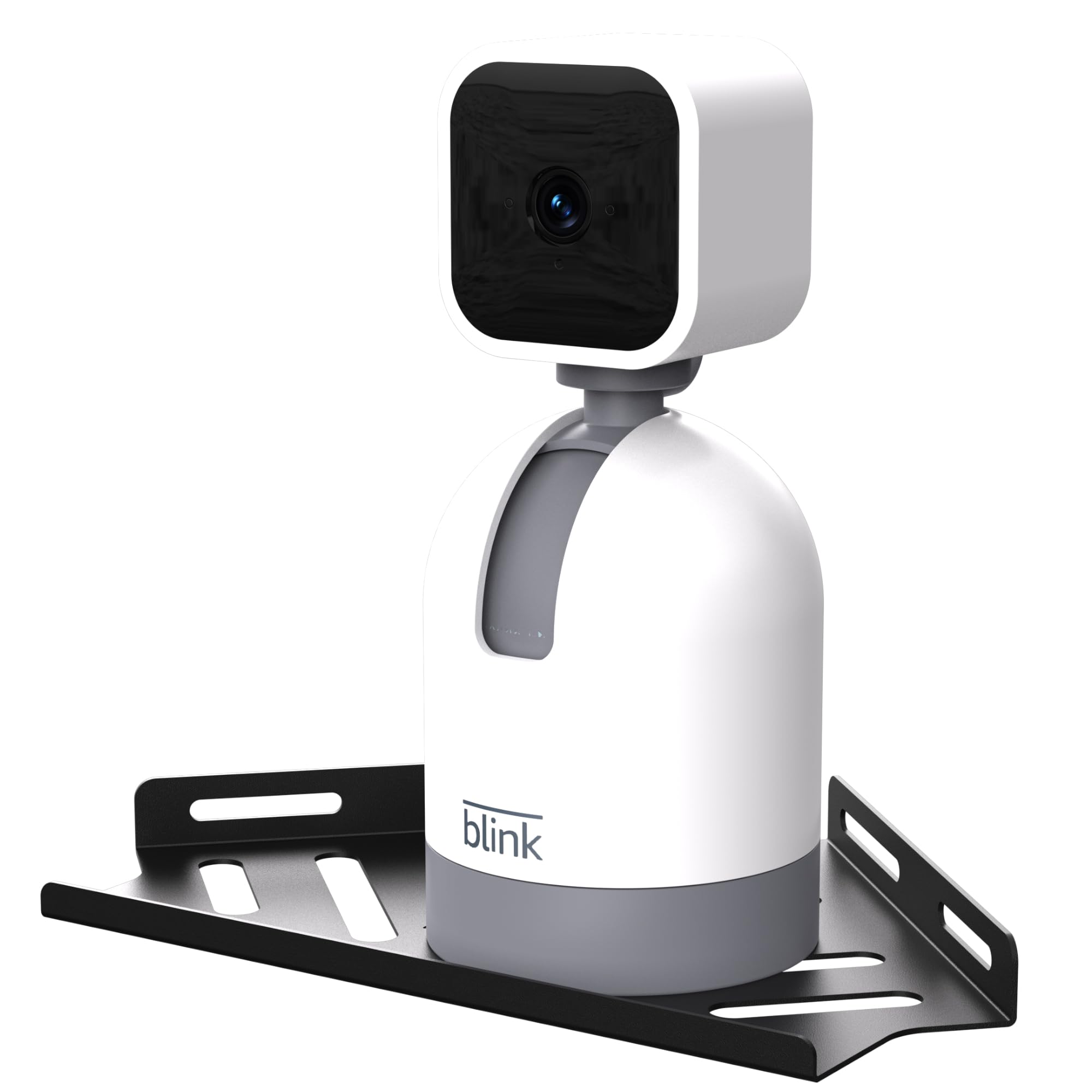 VMEI Matte Black Stainless Steel Corner Wall Mount Bracket for Blink Indoor Security Cameras - Rust-Resistant, Space-Saving Design Prevents Falls & Eliminates Blind Spots - Perfect for Home, Office, and Garage Surveillance