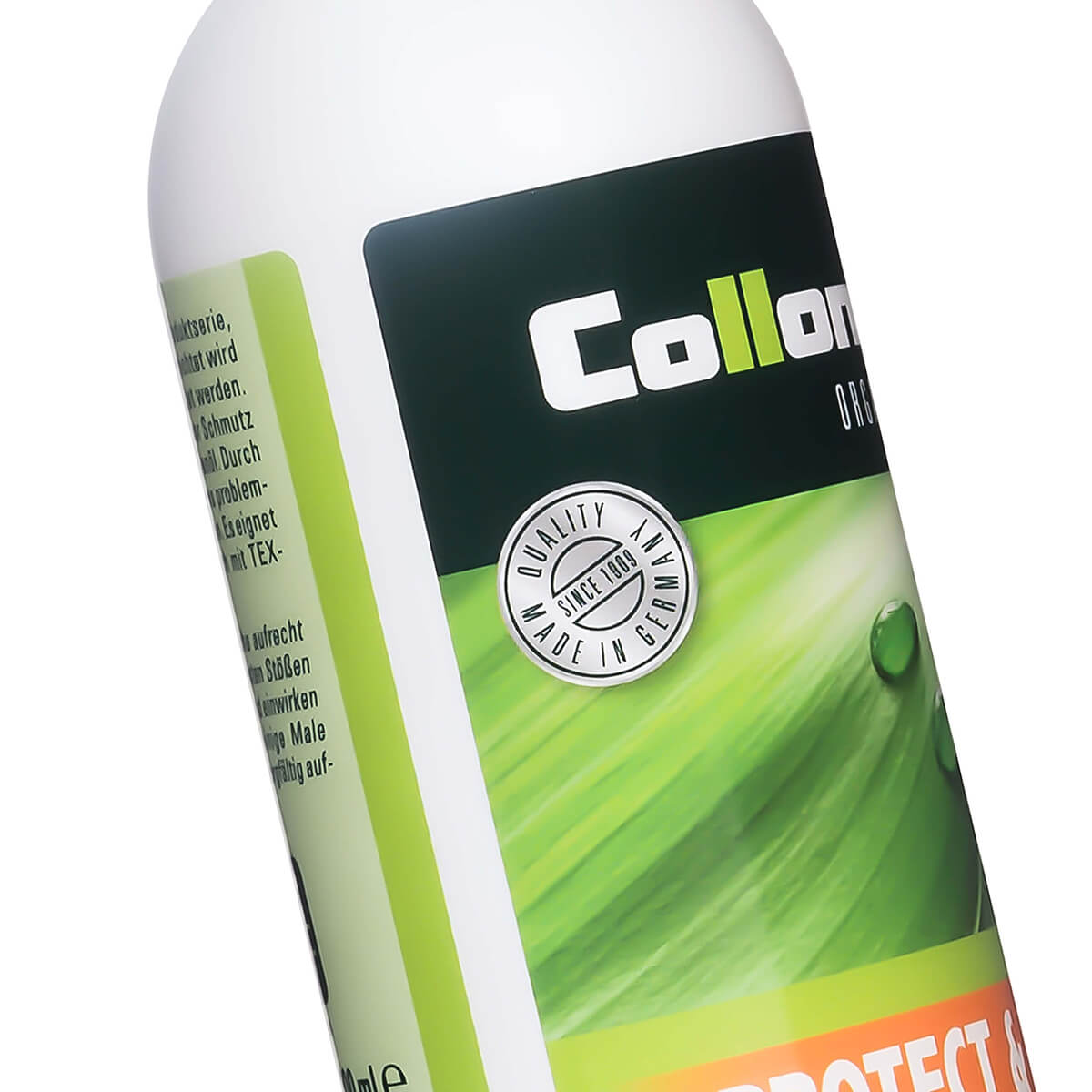 Collonil Organic Protect & Care Waterproofer Spray - Natural Shoe & Leather Protector for Boots, Bags & Furniture - Waterproof & Stain Repellent for Outdoor & Everyday Use