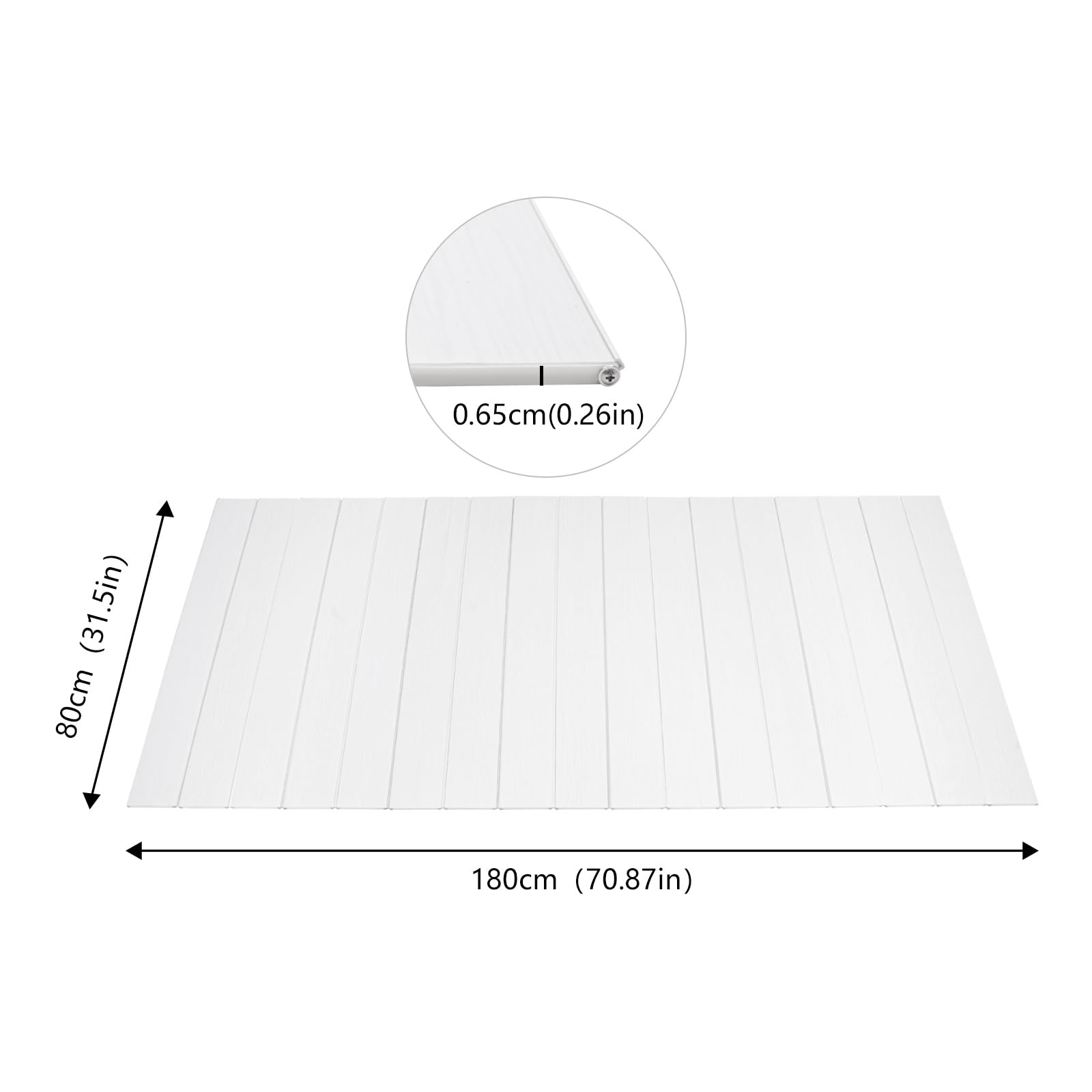 71x32 Inch Foldable PVC Bathtub Tray Cover - Insulated Bath Lid with Dustproof Shutter for Most Tubs | Holds Wine Glasses, Books, Tablets & Phones | Perfect for Relaxing Baths, Reading & Spa Nights