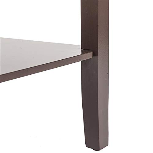 Modern MDF Coffee Side Table with Storage Shelf - Accent End Table, Nightstand for Bedroom, Living Room, Sofa & Console - Perfect for Holding Drinks, Books & Bedside Essentials