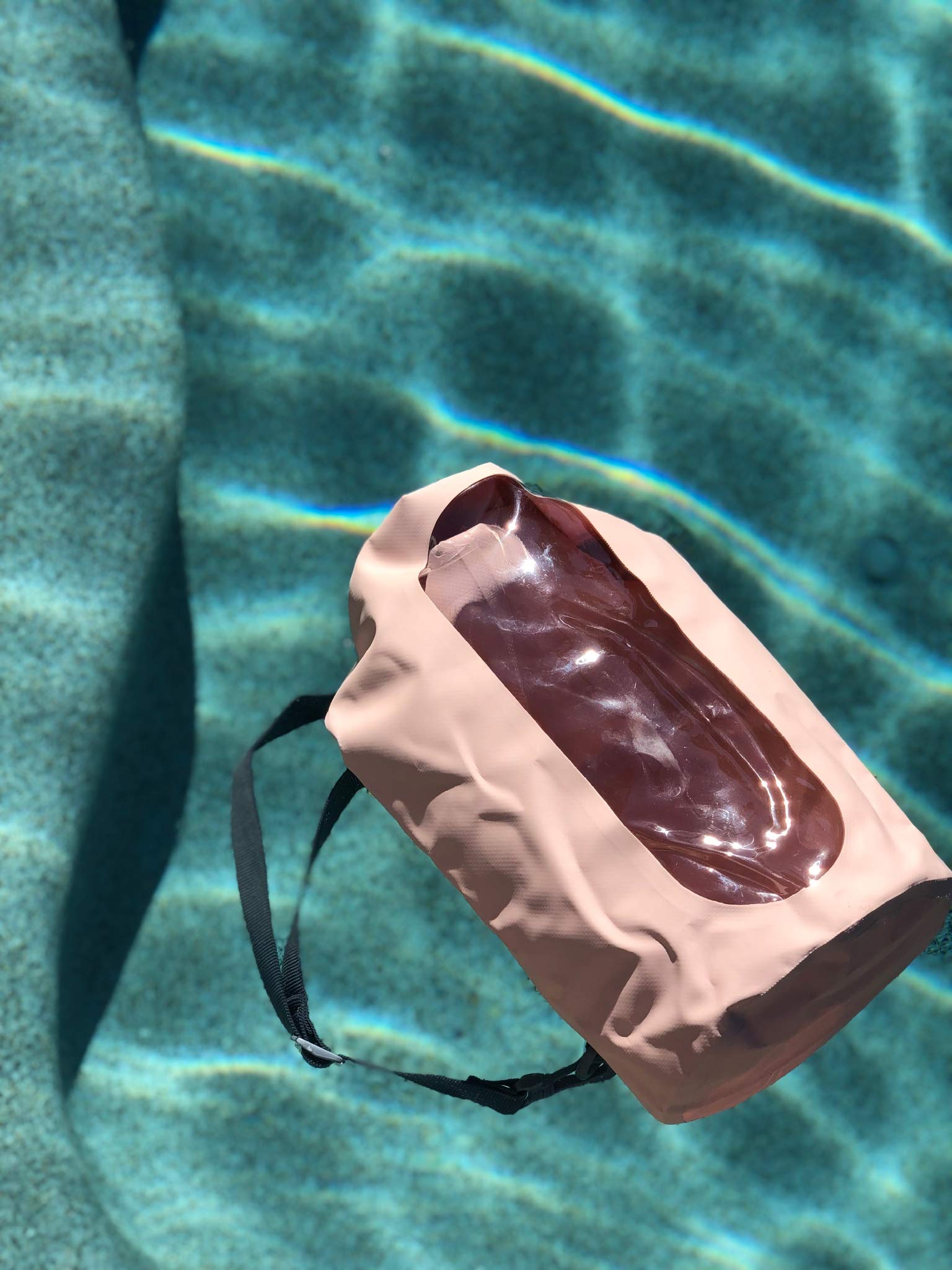 5L Waterproof Floating Dry Bag with Clear Window - Lightweight & Durable for Kayaking, Swimming, Boating, Camping, Hiking - Perfect for Outdoor Adventures, Beach Trips & Water Sports Gear Storage