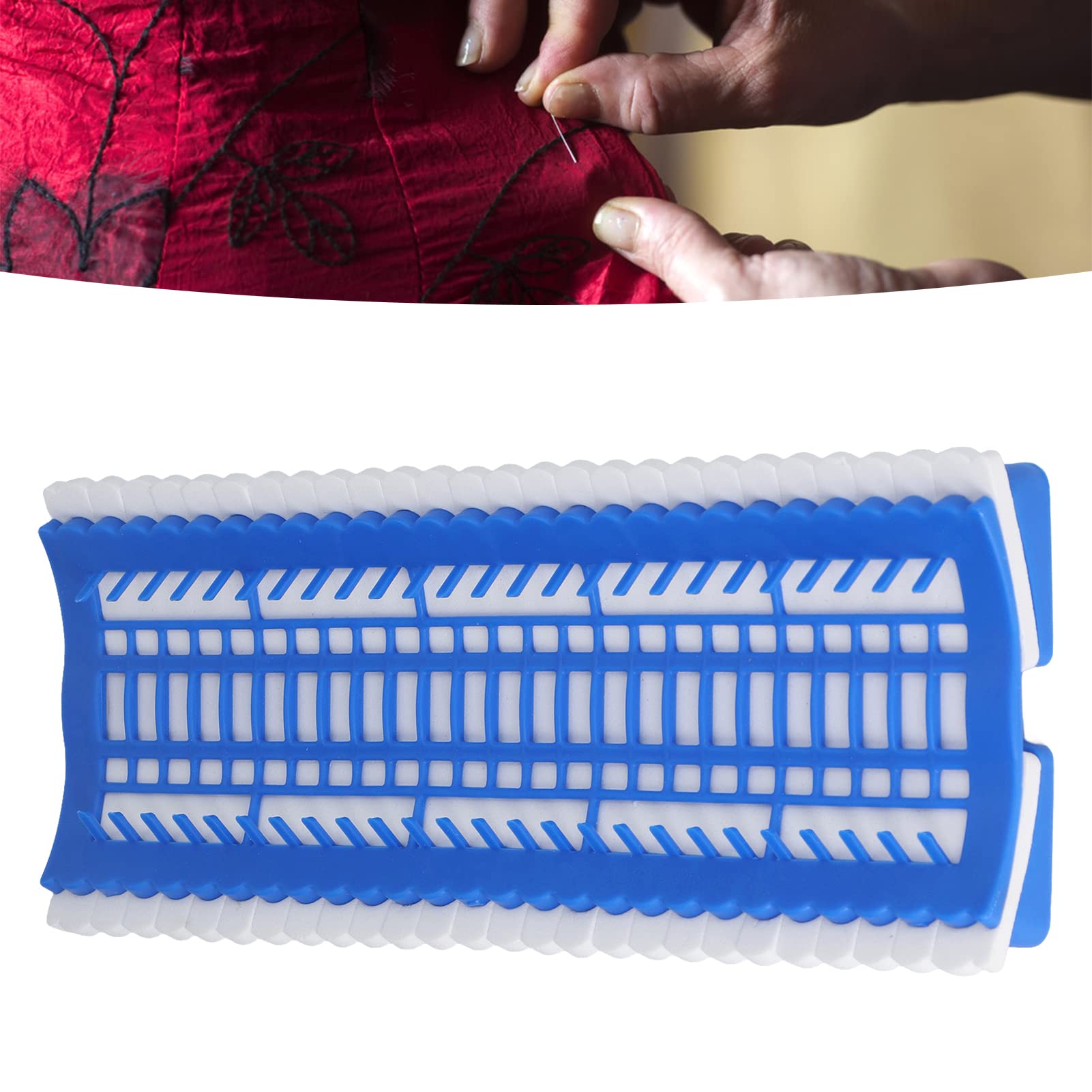 50-Slot Embroidery Floss Organizer Shelf - Reusable Plastic Thread Storage for Cross Stitch & Sewing Projects - DIY Craft Tool with 15 Replacement Papers - Perfect for Needlework, Crochet & Handmade Gift Organization