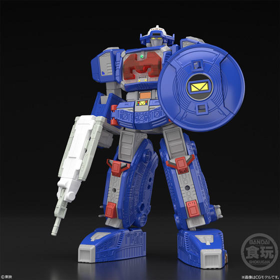 Bandai Shokugan Super MiniPla Power Rangers Denji Gattai Galaxy Mega & Delta Mega Model Kit – Build & Display Your Favorite Power Rangers Robots for Collectors & Fans