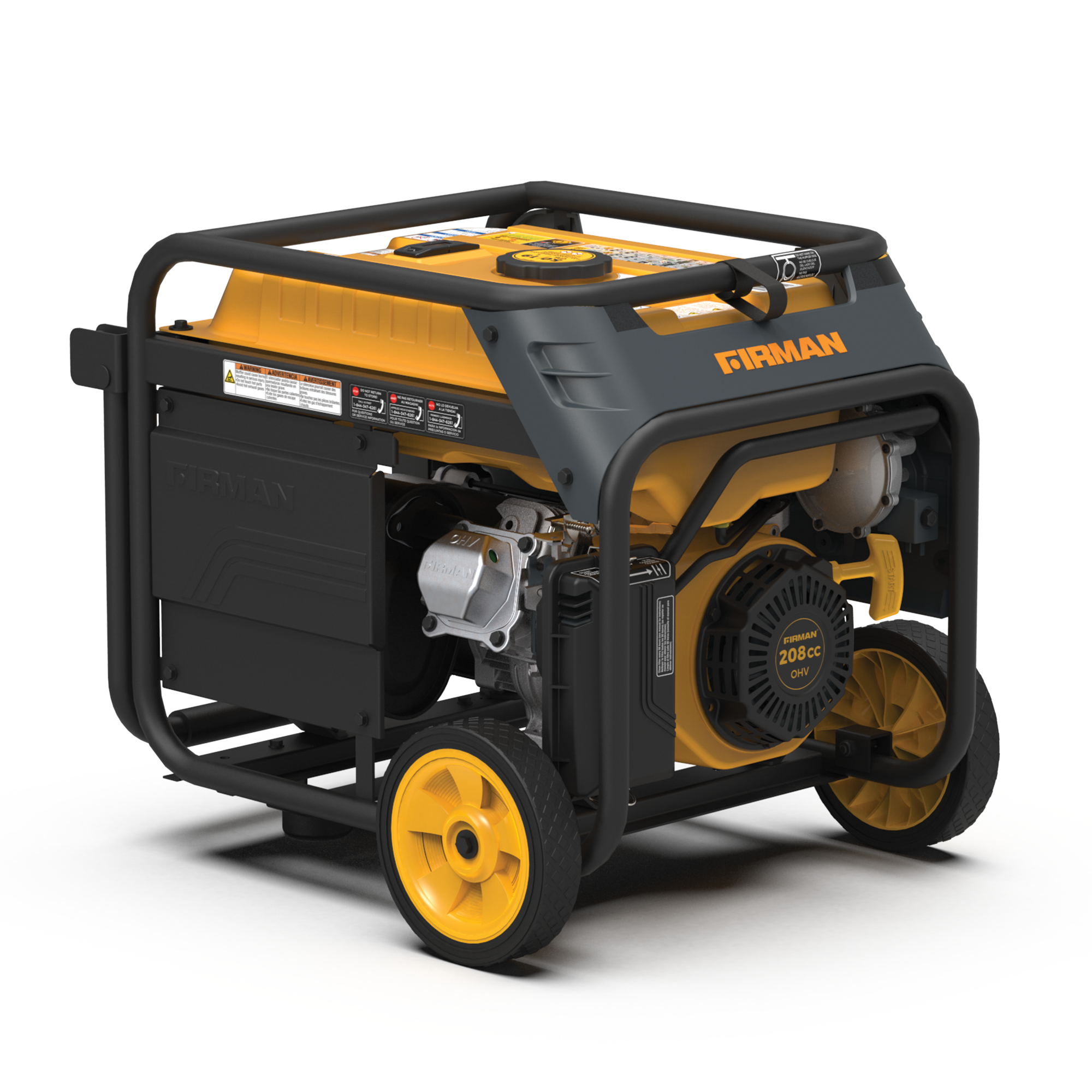 3650W Dual Fuel Portable Generator with Recoil Start - Perfect for Camping, Home Backup & Outdoor Power Needs