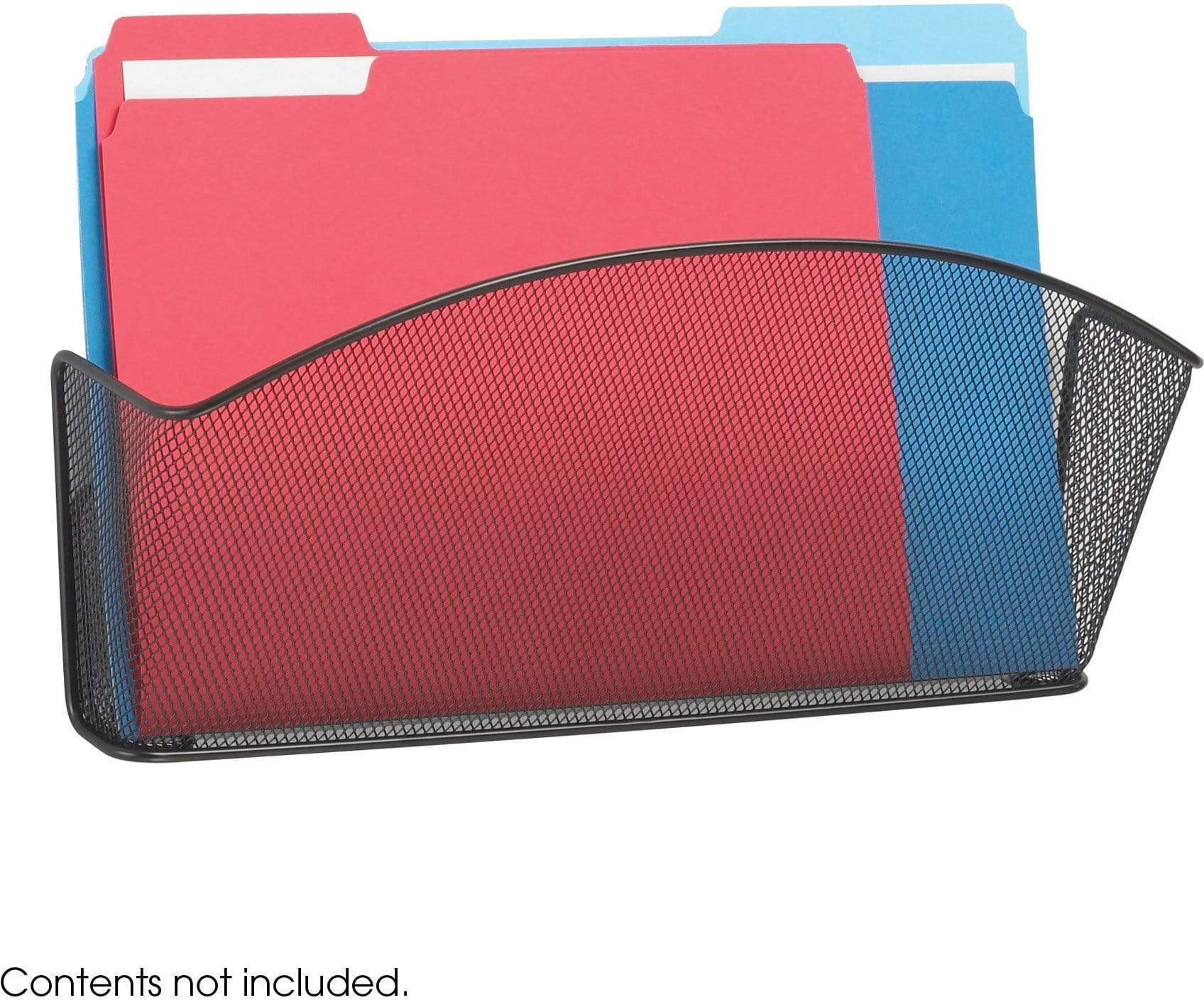 Safco Onyx Legal Size File Rack - Set of 6 (Model 5653) - Perfect for Office Organization & Document Storage