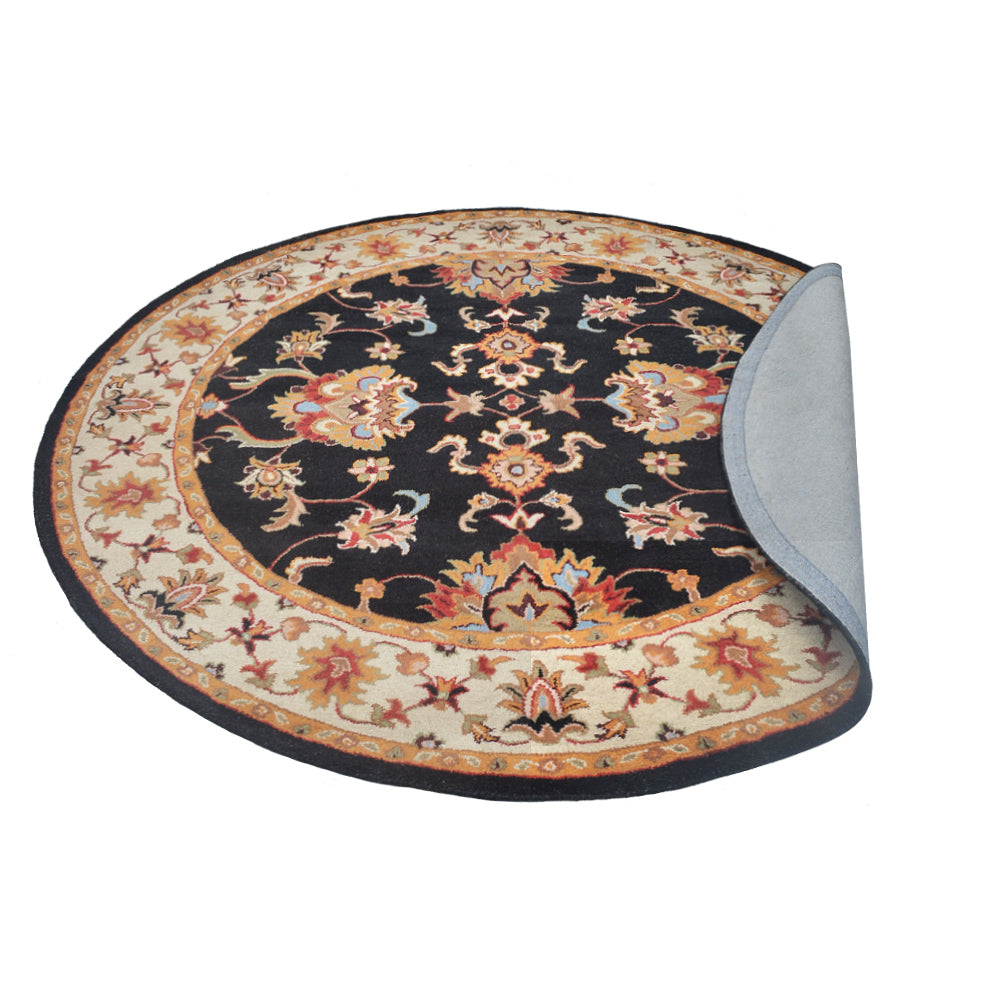 Qum Hand Tufted Rug - Premium Persian Wool Carpet for Living Room, Bedroom & Office - Soft & Durable Home Decor