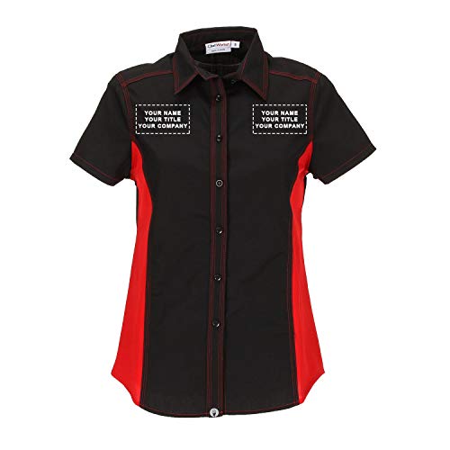Blk Red Mesh