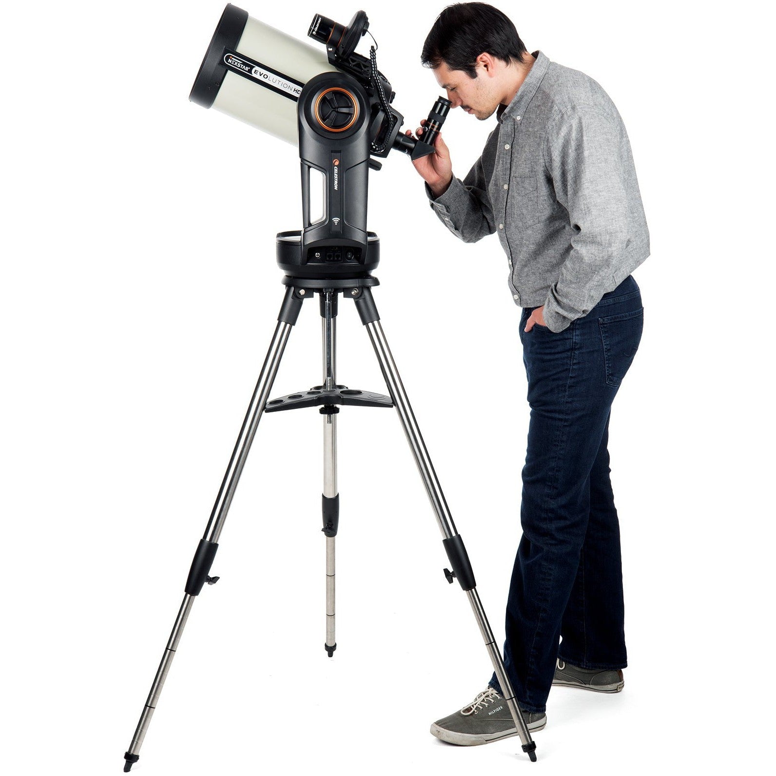 Refurbished Celestron NexStar Evolution 8 HD Telescope with StarSense Auto-Align - Premium Computerized Telescope for Astrophotography & Stargazing - Perfect for Backyard Astronomy, Camping & Night Sky Observation