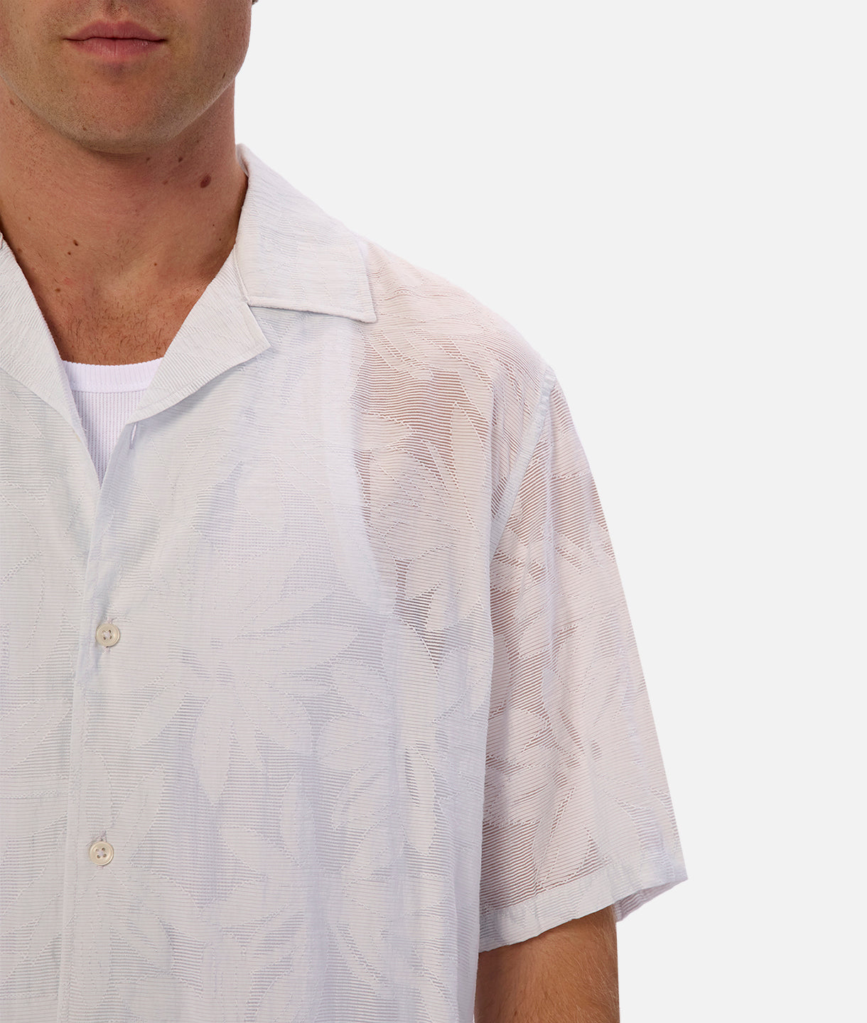 The Munera Short Sleeve Shirt for Men - Silver Blue Casual Button Down Shirt | Perfect for Office, Business Casual & Summer Outfits
