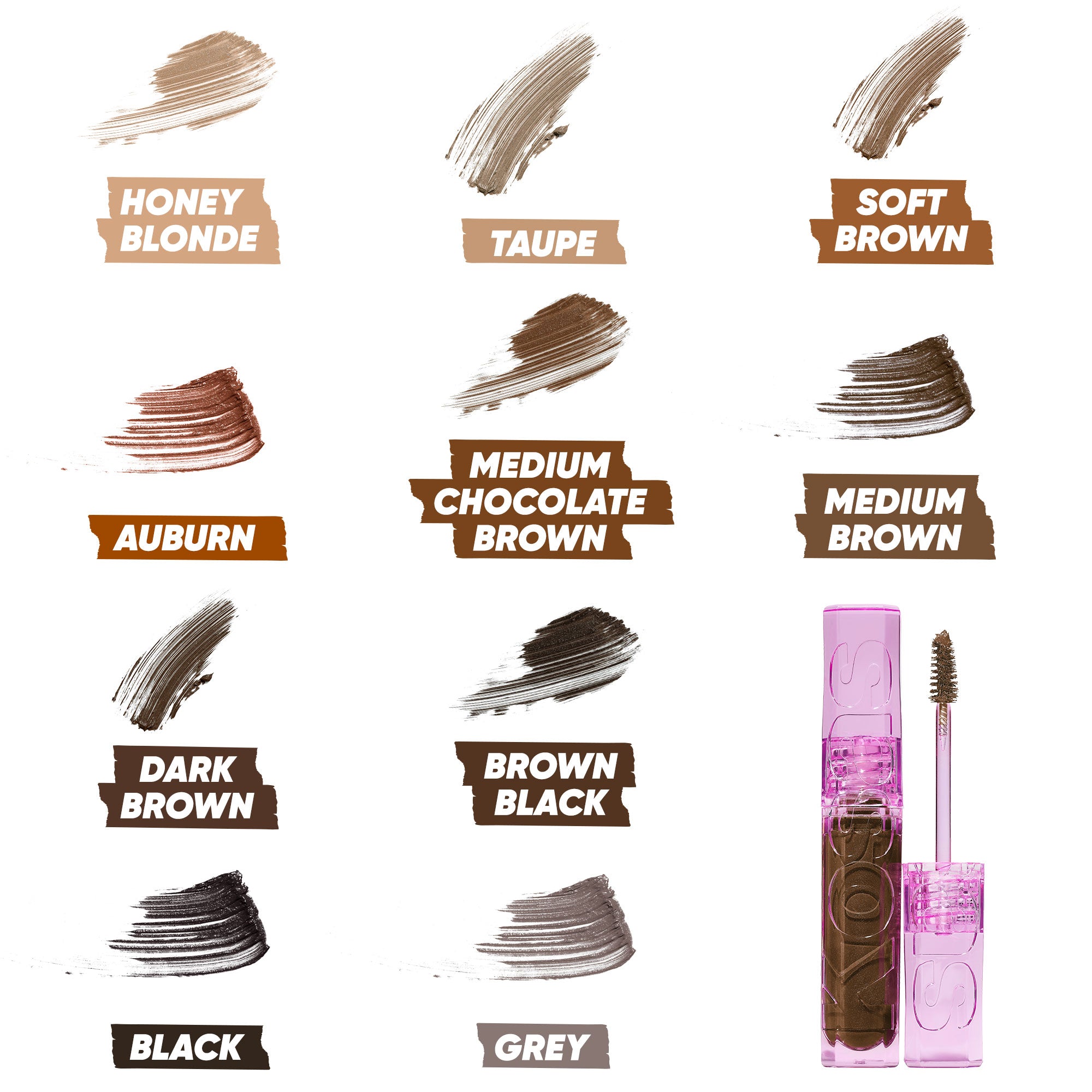 Air Brow Tinted Volumizing Treatment Gel - Natural-Looking Eyebrow Enhancer for Fuller Brows | Perfect for Daily Makeup & Special Occasions