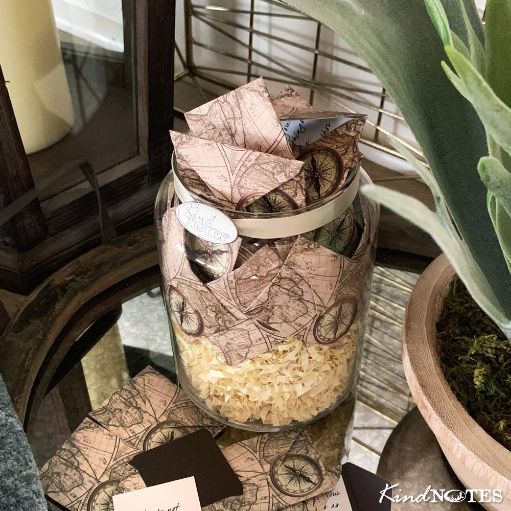 Retirement Gift Jar with Engraved Messages - Elegant Ivory Glass Keepsake for Retirement Party, Office Farewell, or Milestone Celebration - Perfect for Preserving Memories & Displaying Small Treasures