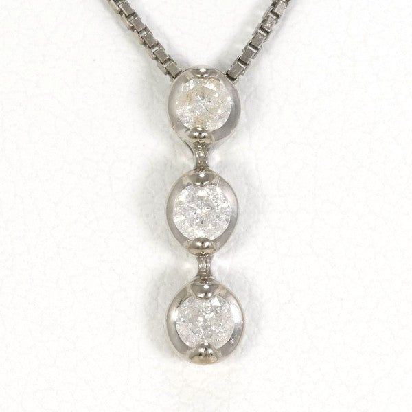 18K White Gold Diamond Necklace for Women - Elegant & Timeless Jewelry Gift for Wedding, Anniversary & Special Occasions