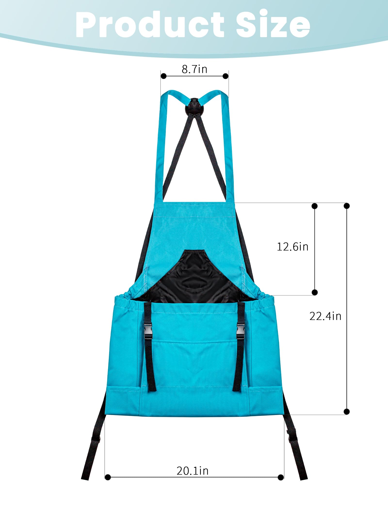 Durable Gardening Apron with Multiple Pockets for Women & Men - Washable Harvest Apron for Planting, Weeding & Outdoor Work - Perfect Gardening Gift for Gardeners & Farmers