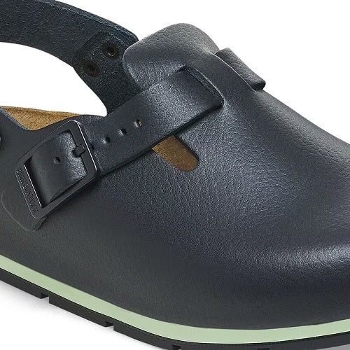 Birkenstock Tokio Pro Clog - Black Leather Men's Size 13/13.5 | Comfortable Slip-Resistant Work Shoes for Nurses, Chefs & Professionals