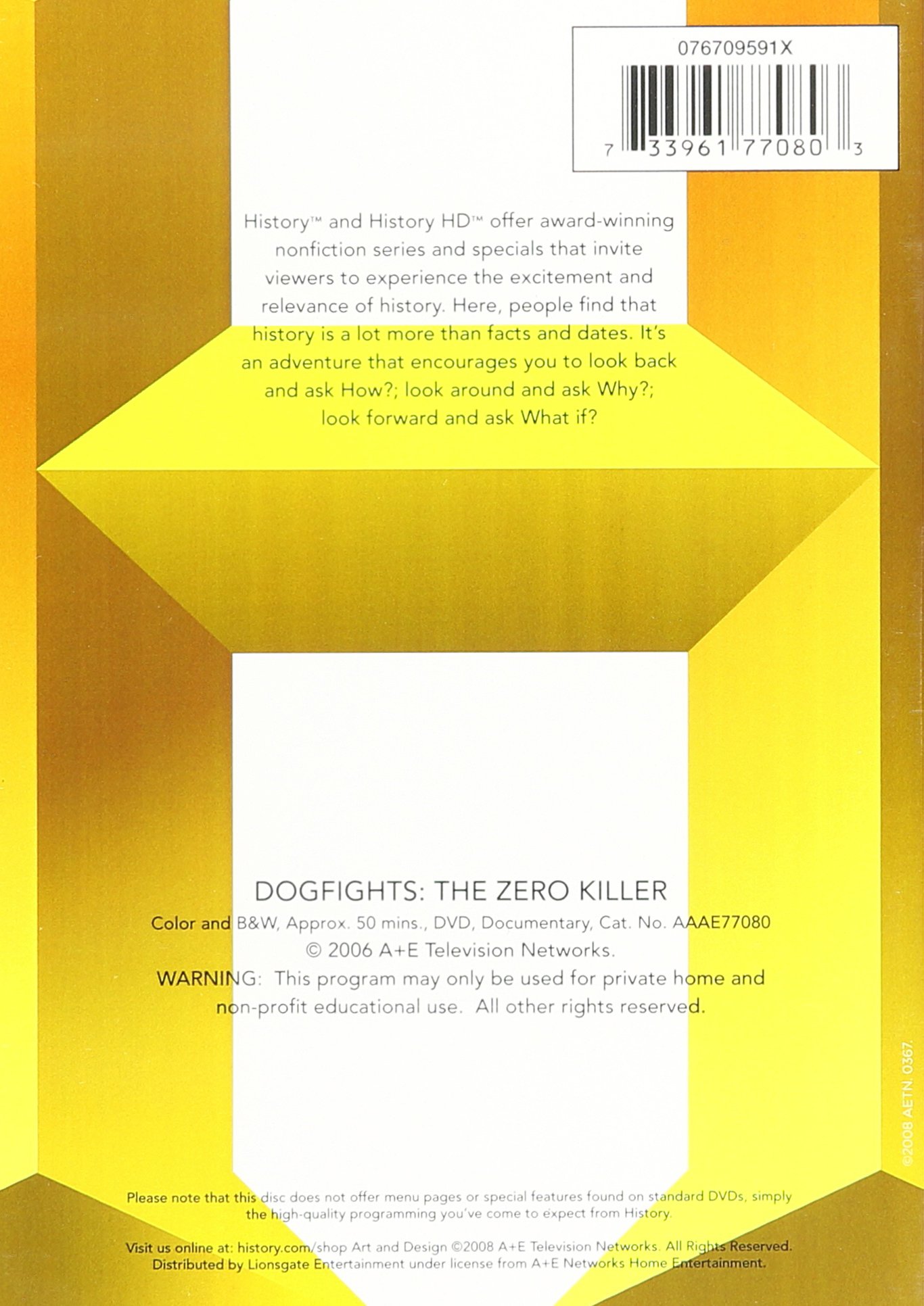 Dogfights: Zero Killers DVD - WWII Air Combat Documentary for History Enthusiasts & Military Fans