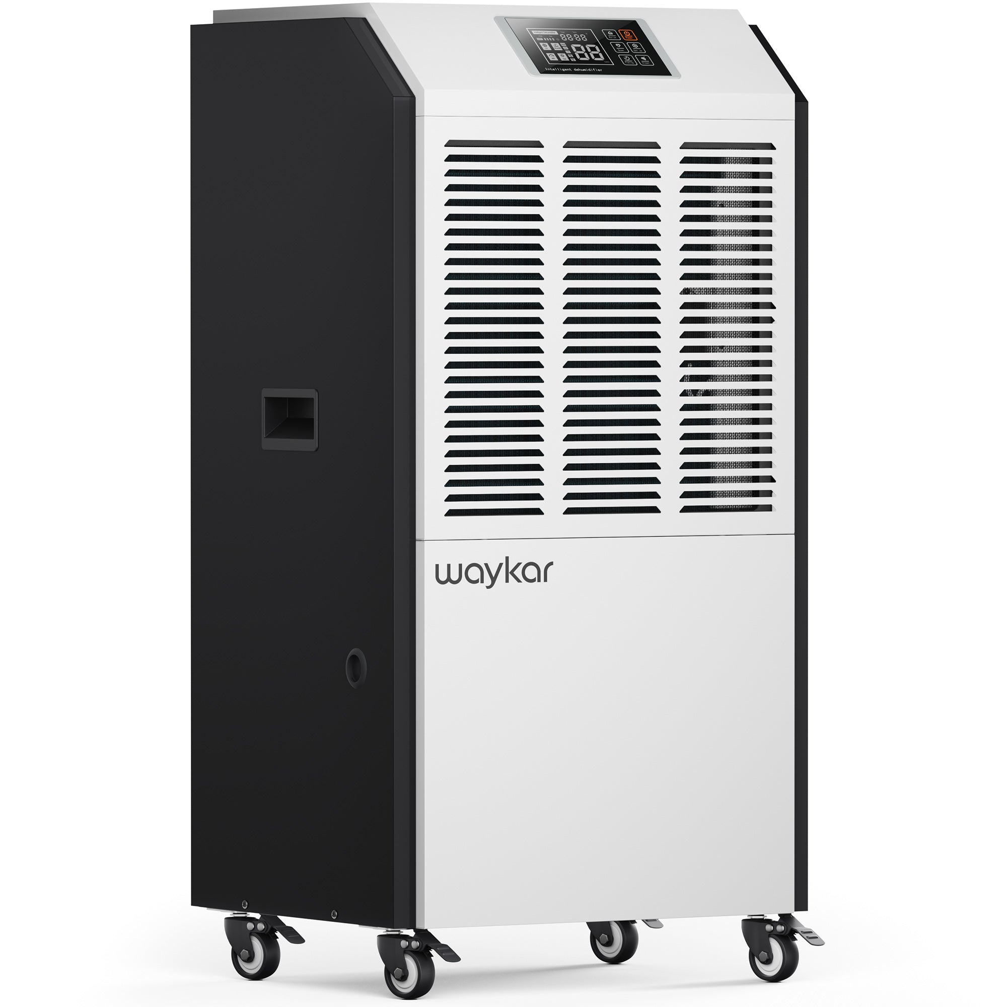 216 Pint Large Commercial Dehumidifier for Basements & Warehouses - Covers up to 8,500 Sq Ft with Continuous Drain Hose - Heavy Duty Moisture Control for Home, Office, Industrial Use [Model DP900B]
