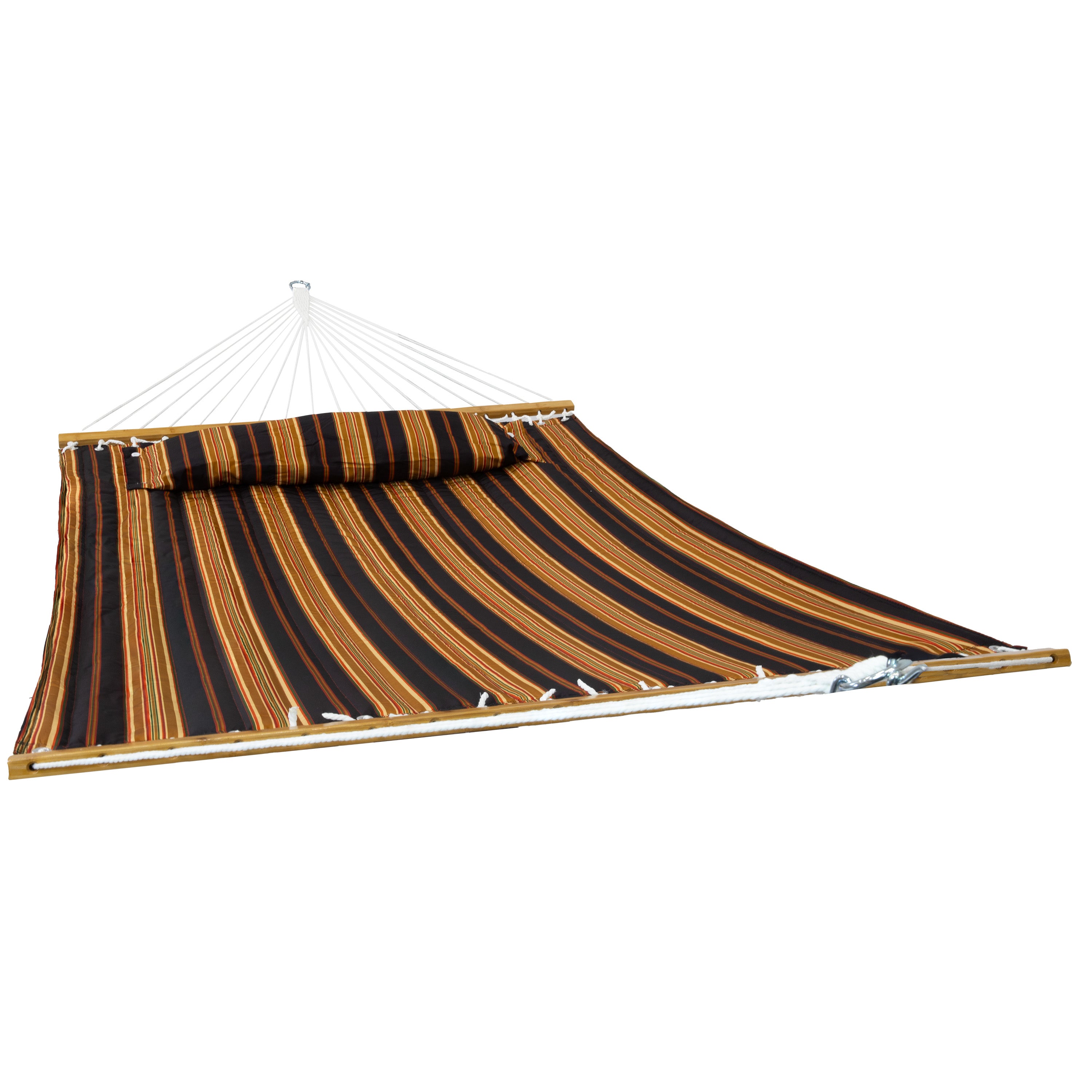 Sunnydaze 2 Person Extra Large Quilted Outdoor Hammock - 77.5