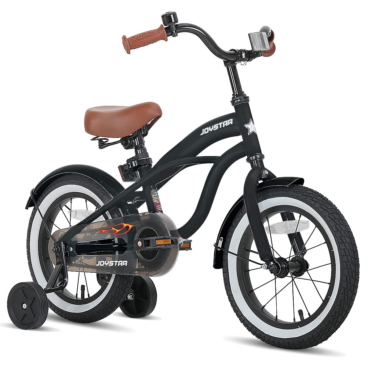 JOYSTAR 12 14 16 Inch Kids Cruiser Bike for Boys & Girls Ages 2-7 Years - Training Wheels & Coaster Brake - Perfect for Neighborhood Rides, Park Adventures & Learning to Bike