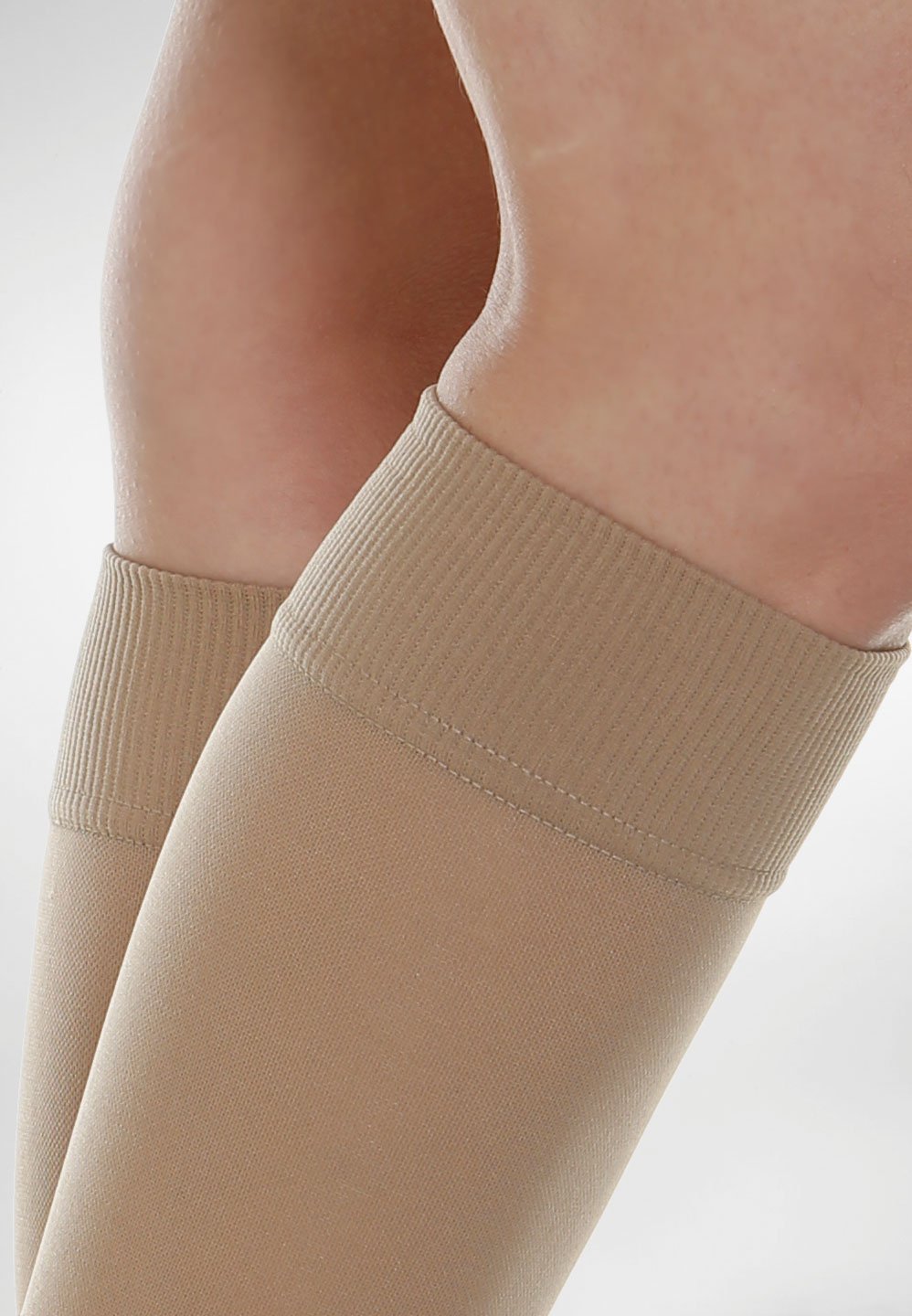 Relaxsan Women's Open Toe Knee High Compression Socks 20-30 mmHg - Italian Made Support Hose for Circulation & Swelling Relief - Perfect for Travel, Nursing & Varicose Veins - Basic 950A