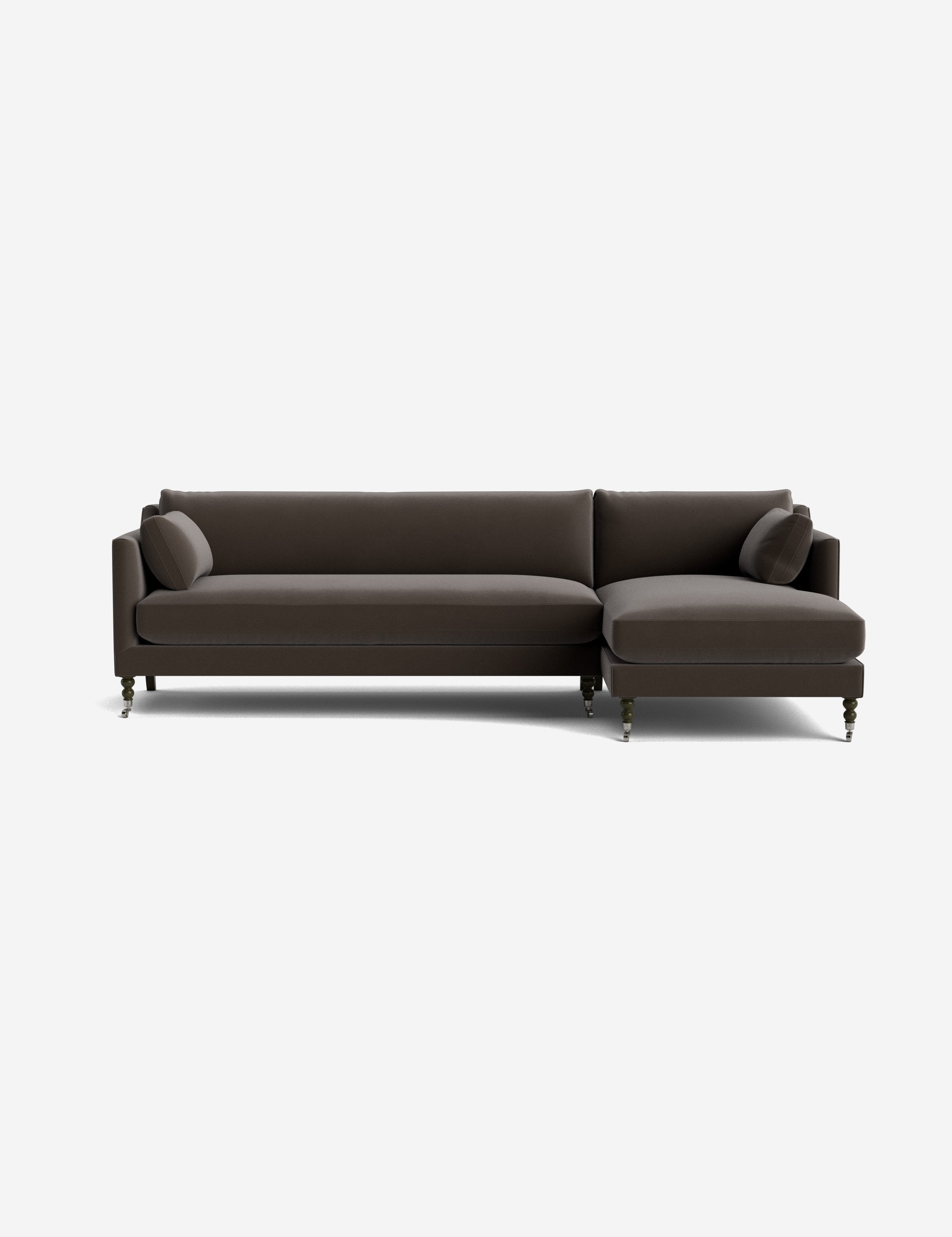 Taupe Performance Velvet