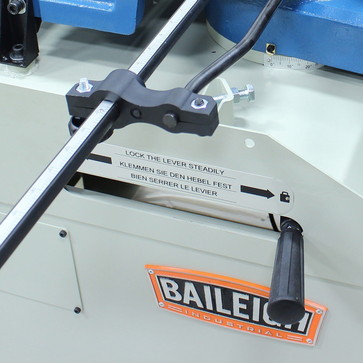 Baileigh Industrial BA9 1001557 BS 350M Dual Miter Band Saw - Heavy Duty Metal & Wood Cutting for Workshop & DIY Projects