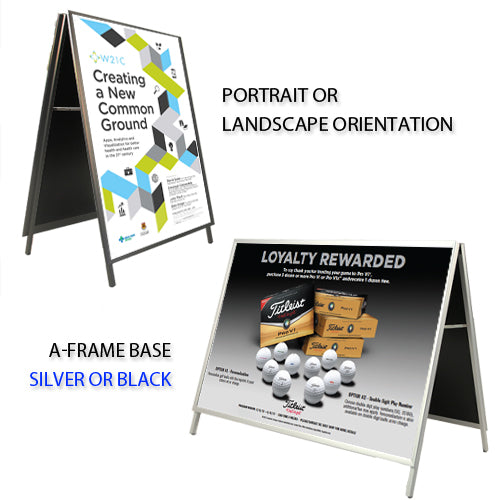 14x22 A-Frame Sign Holder - 1 1/4