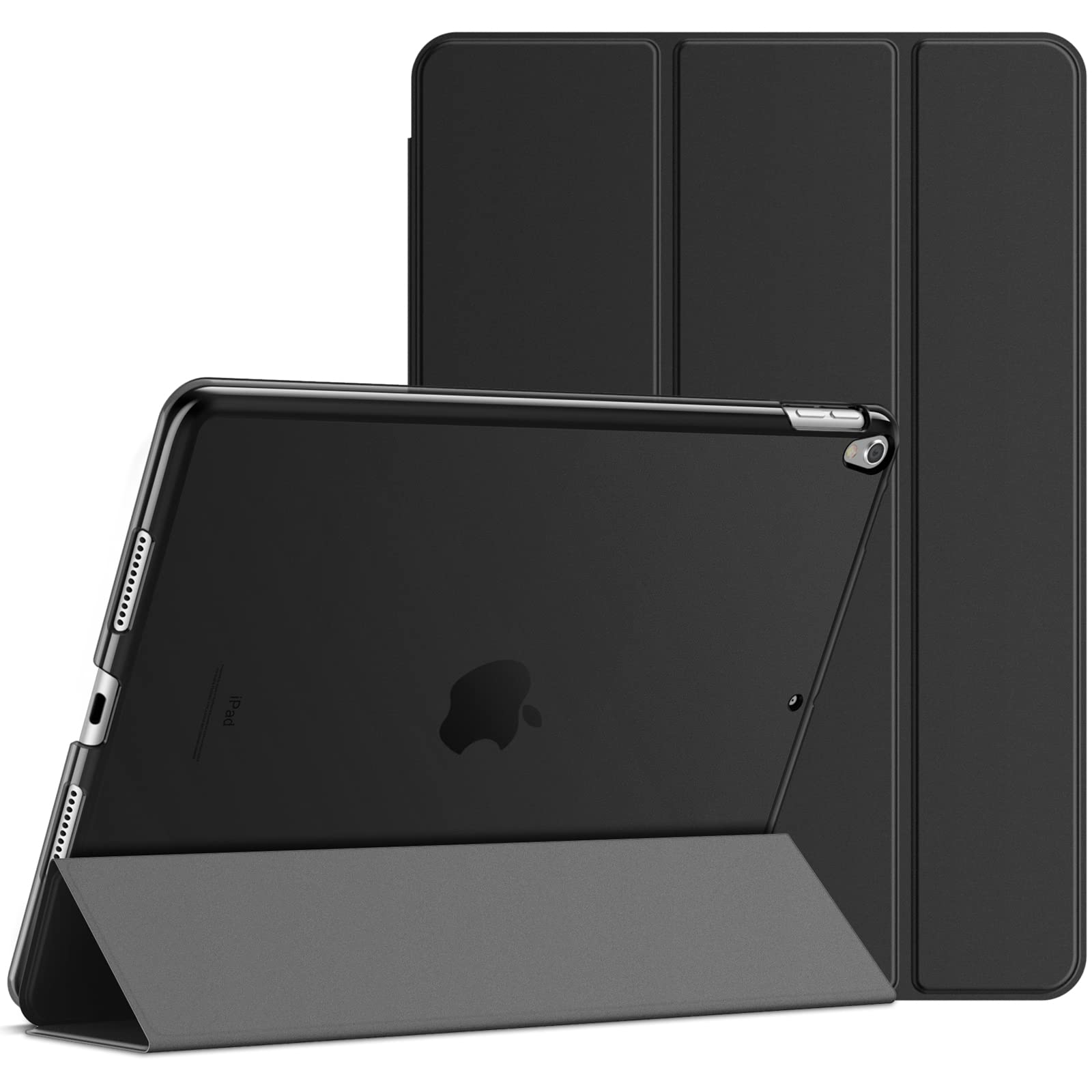 JETech Protective Case for iPad Pro 10.5-Inch & iPad Air 3 (2019 3rd Gen) - Slim Auto Wake/Sleep Smart Cover - Black - Perfect for Work, School & Travel