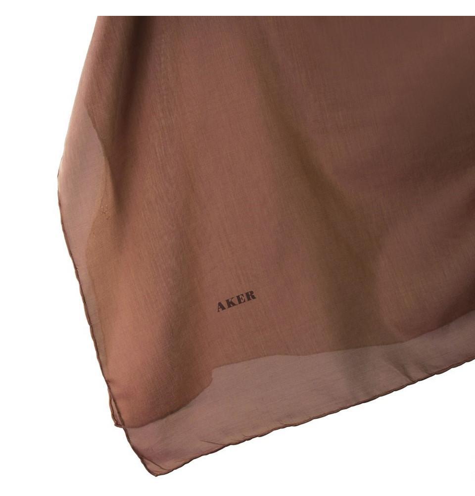 Aker Silk Cotton Square Solid Scarf #7071 431 - Soft & Breathable Fashion Accessory for Women, Perfect for Office, Travel and Special Occasions