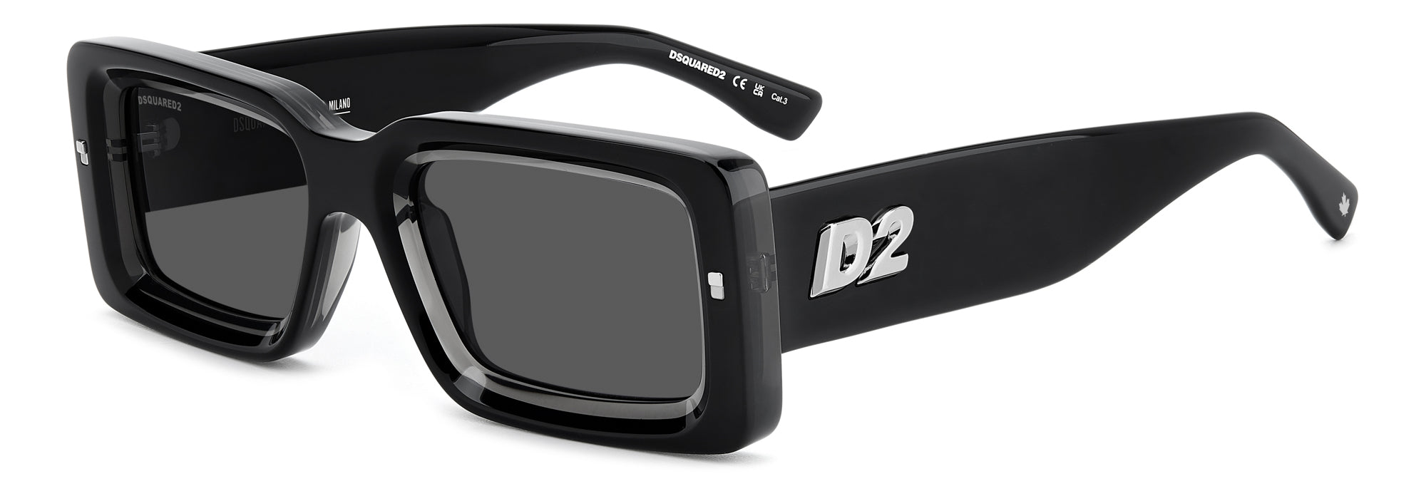 DSQUARED2 D2 0142/S Sunglasses - Polarized UV Protection Fashion Shades for Men & Women | Perfect for Outdoor Activities, Driving & Beach Vacations